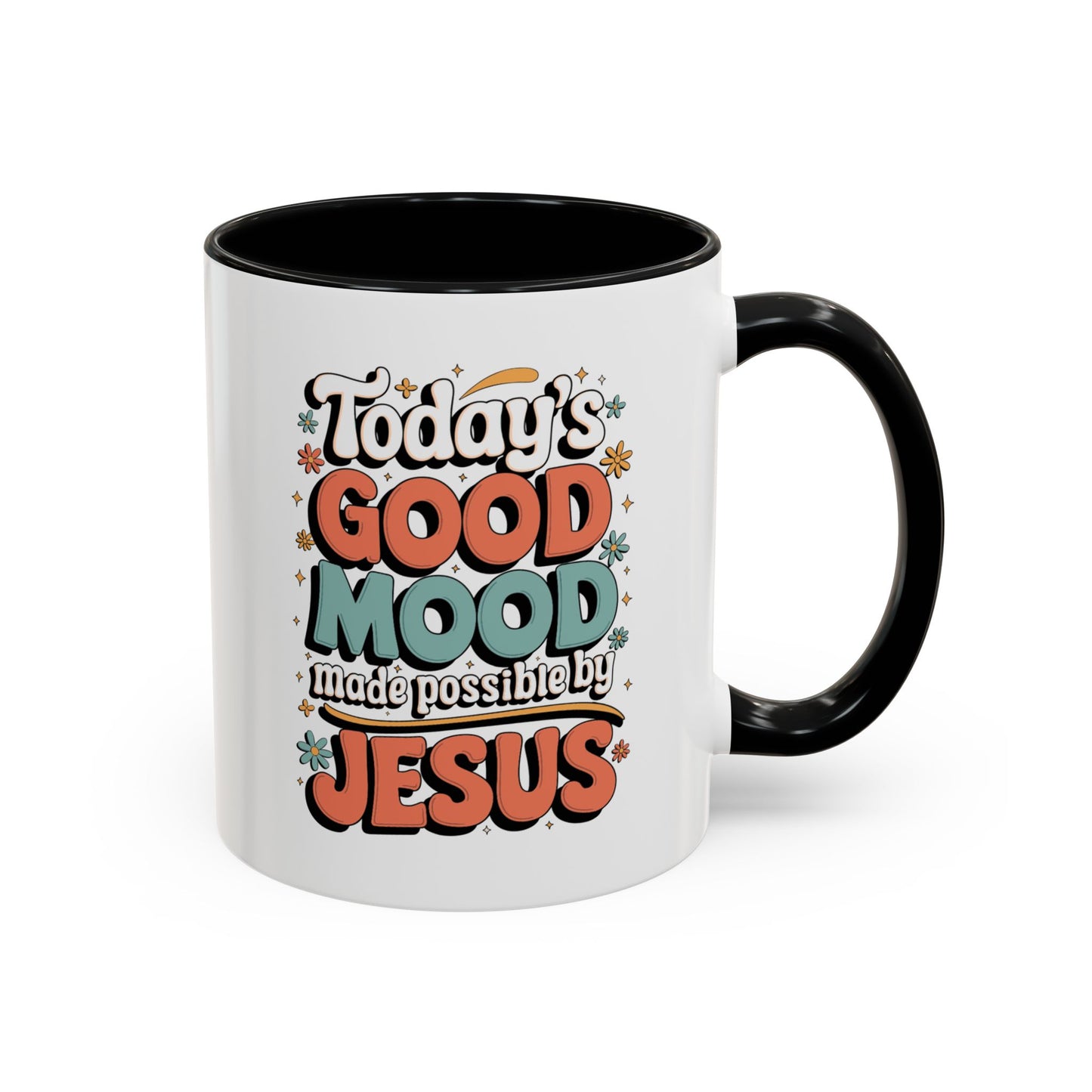 Jesus Good Mood Accent Coffee Mug
