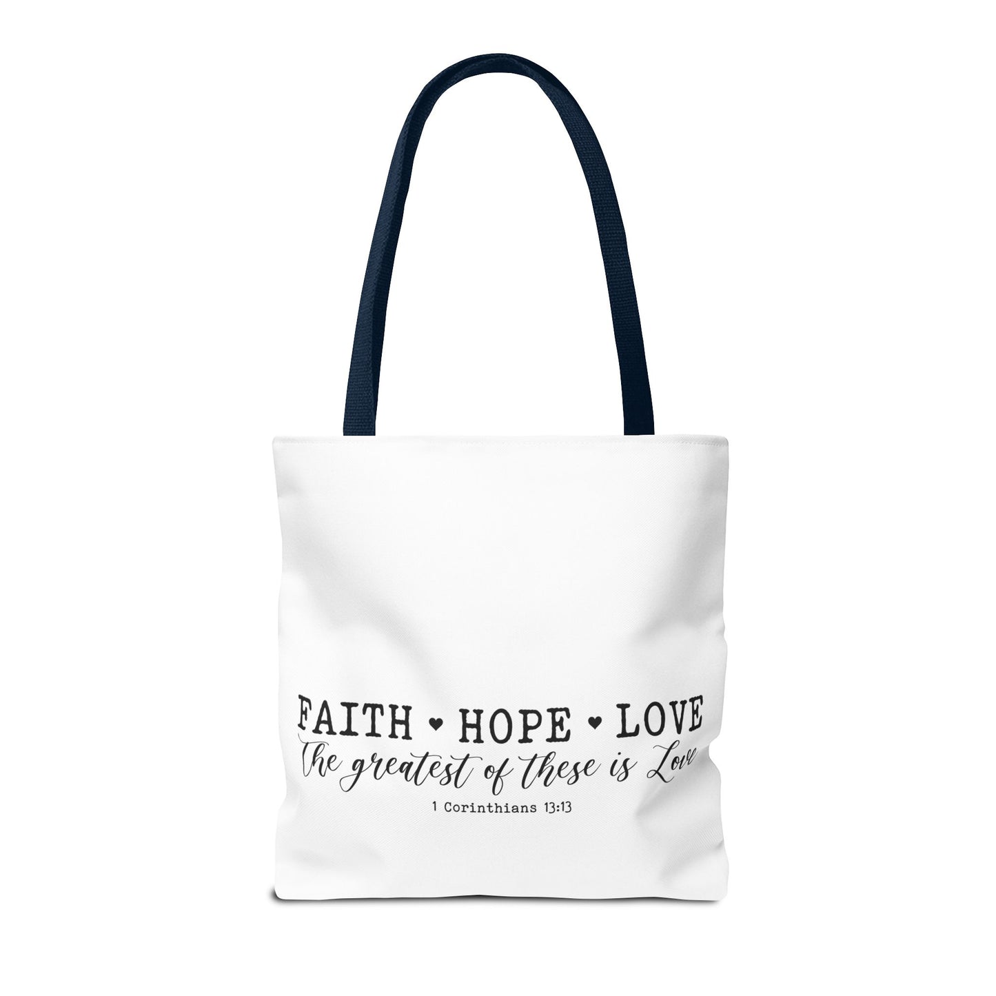 Faith Hope Love Tote Bag