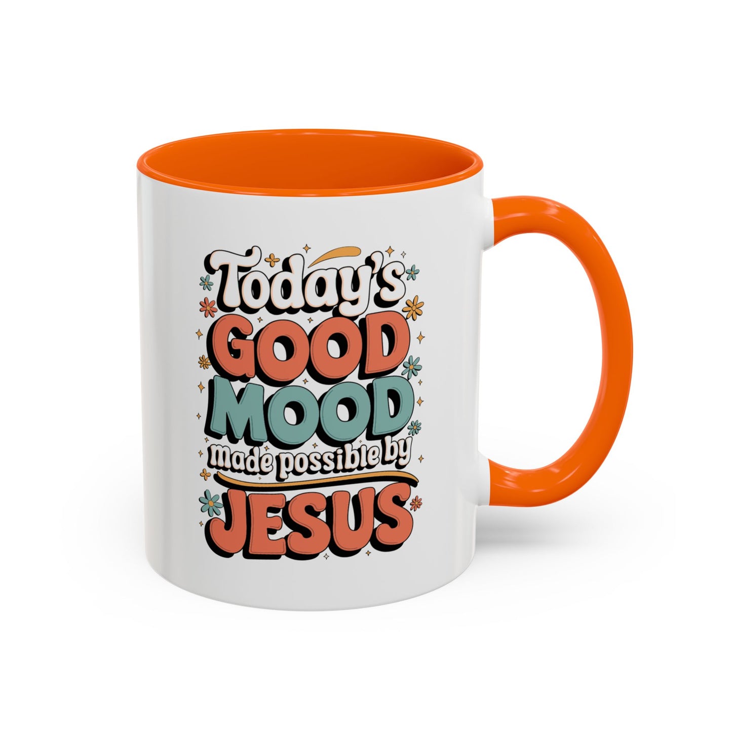 Jesus Good Mood Accent Coffee Mug