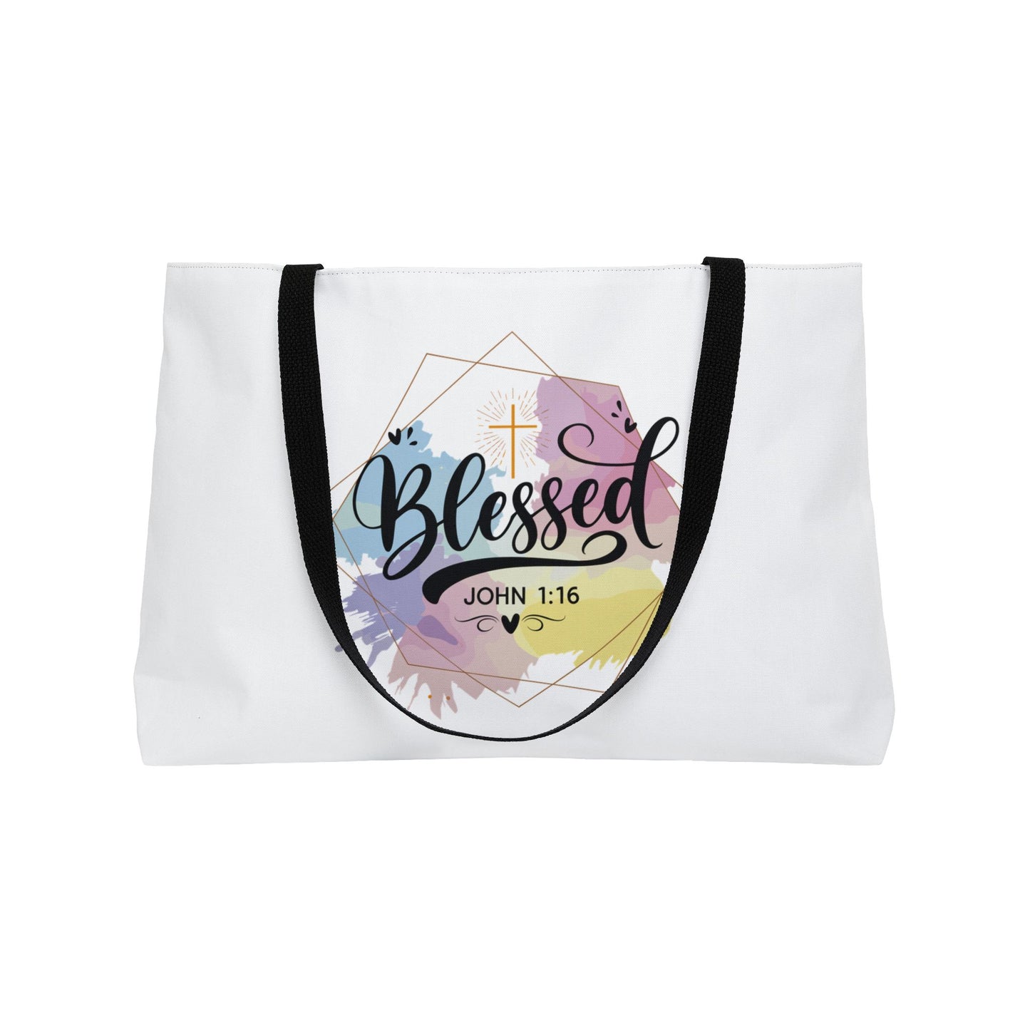Blessed John 1:16 Weekender Tote Bag