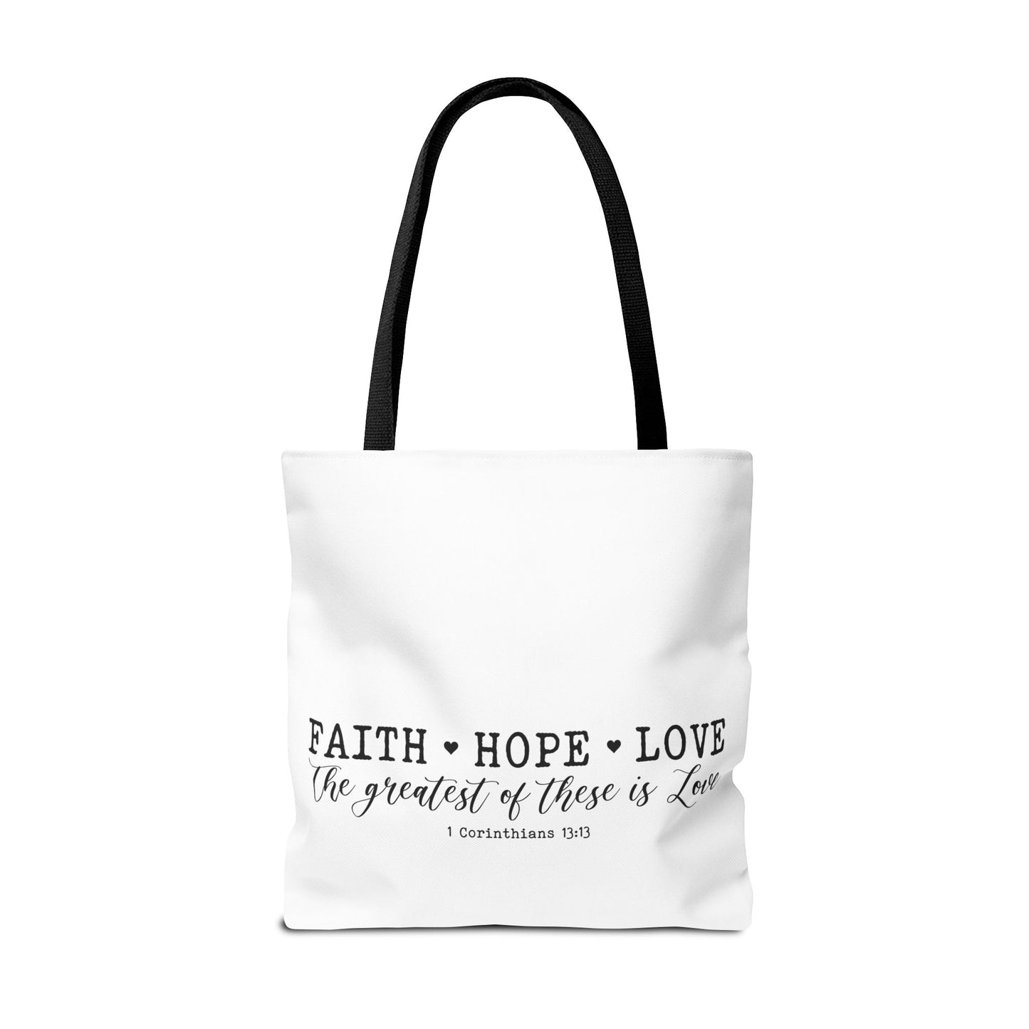Faith Hope Love Tote Bag