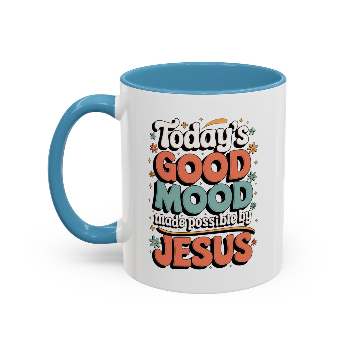Jesus Good Mood Accent Coffee Mug