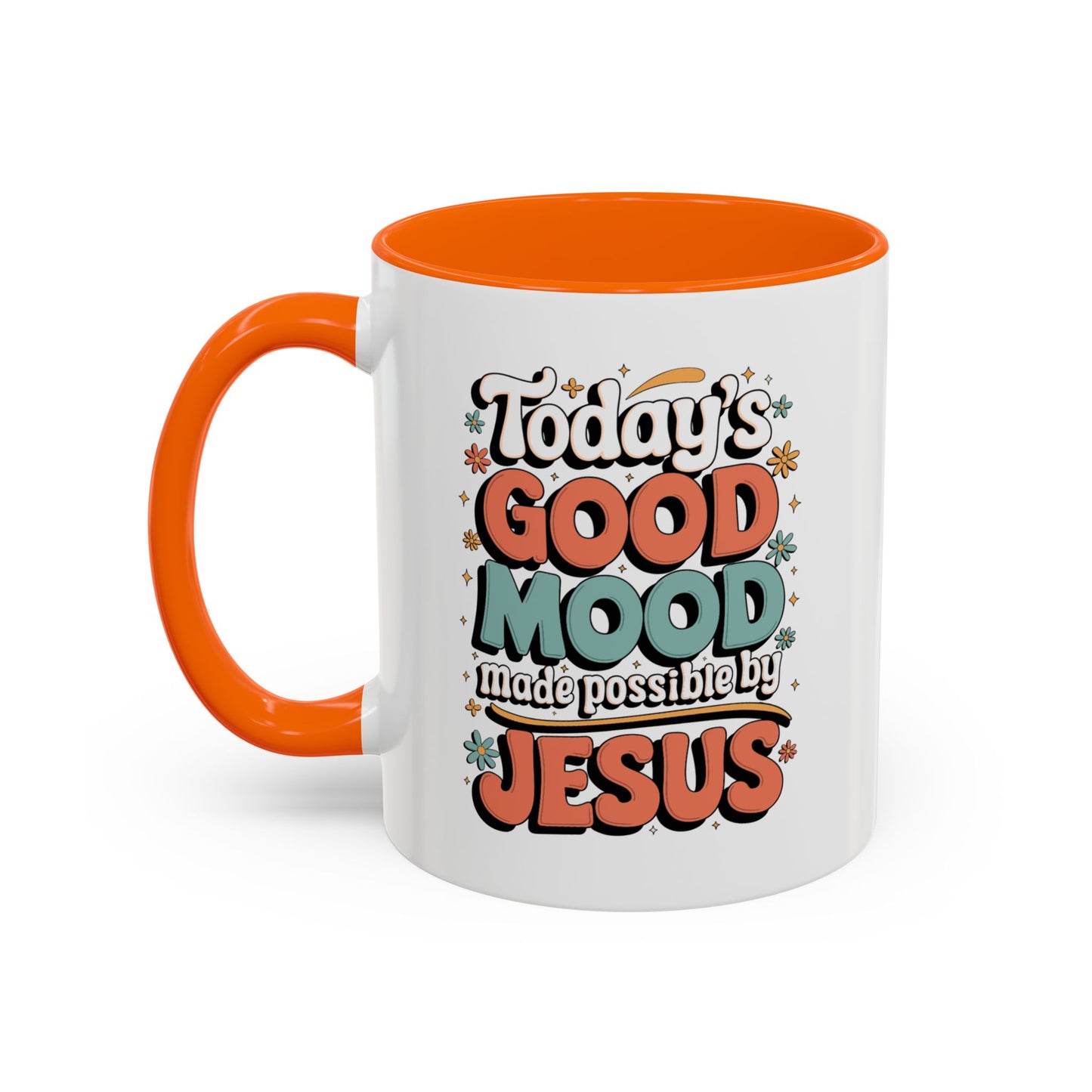 Jesus Good Mood Accent Coffee Mug