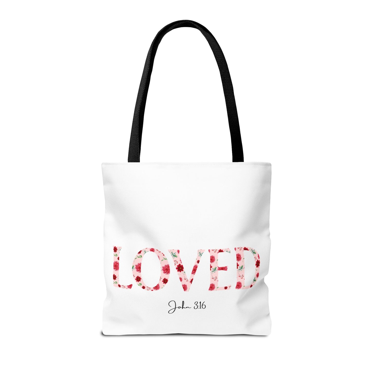 Loved John 3:16 Tote Bag