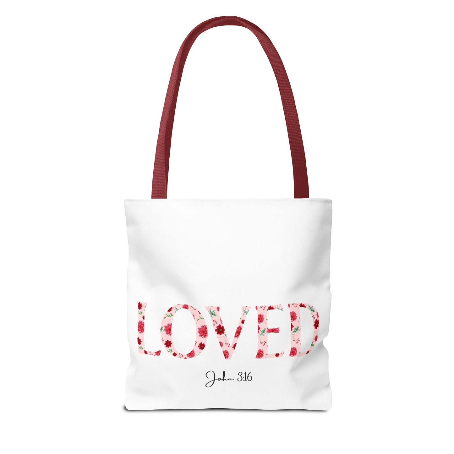 Loved John 3:16 Tote Bag