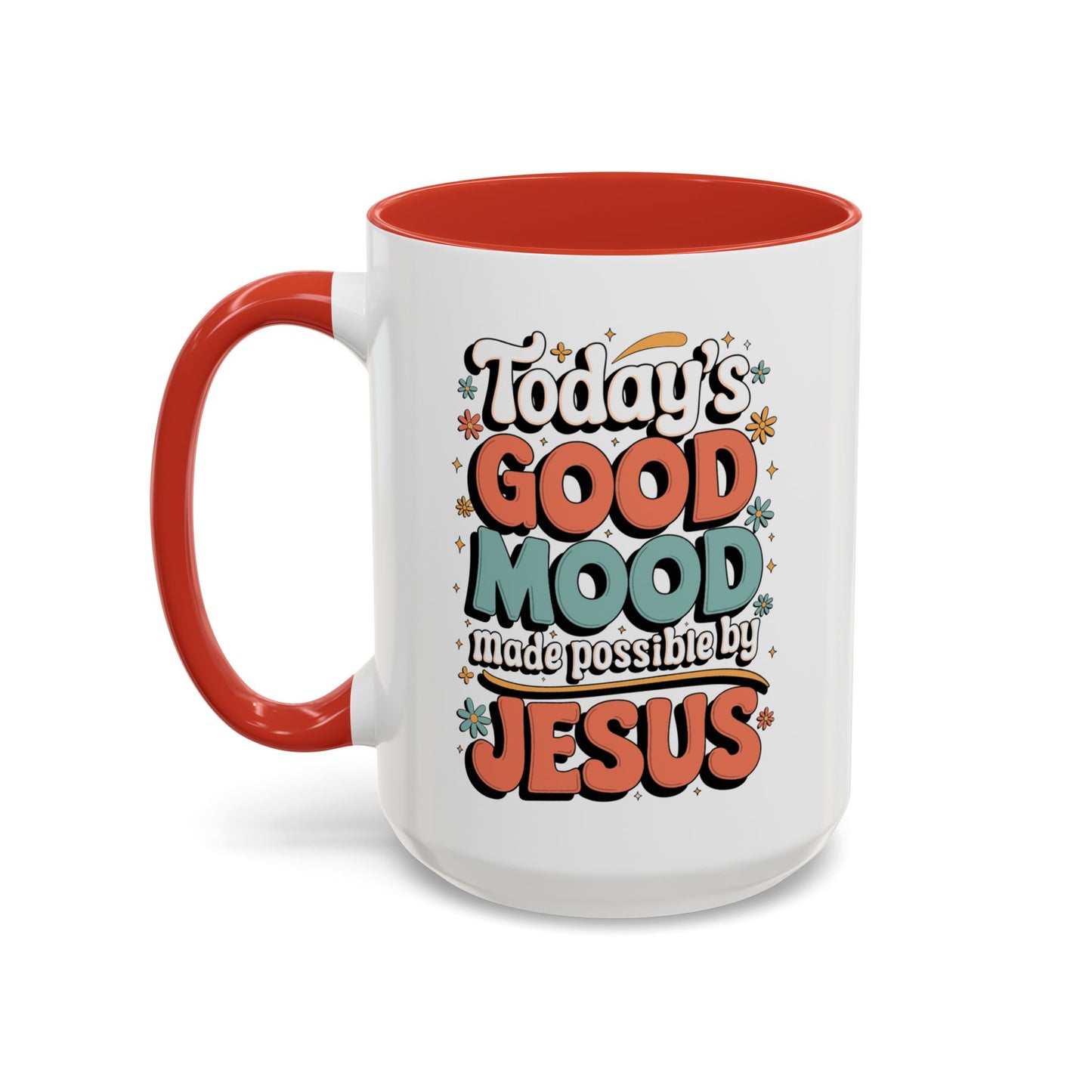 Jesus Good Mood Accent Coffee Mug