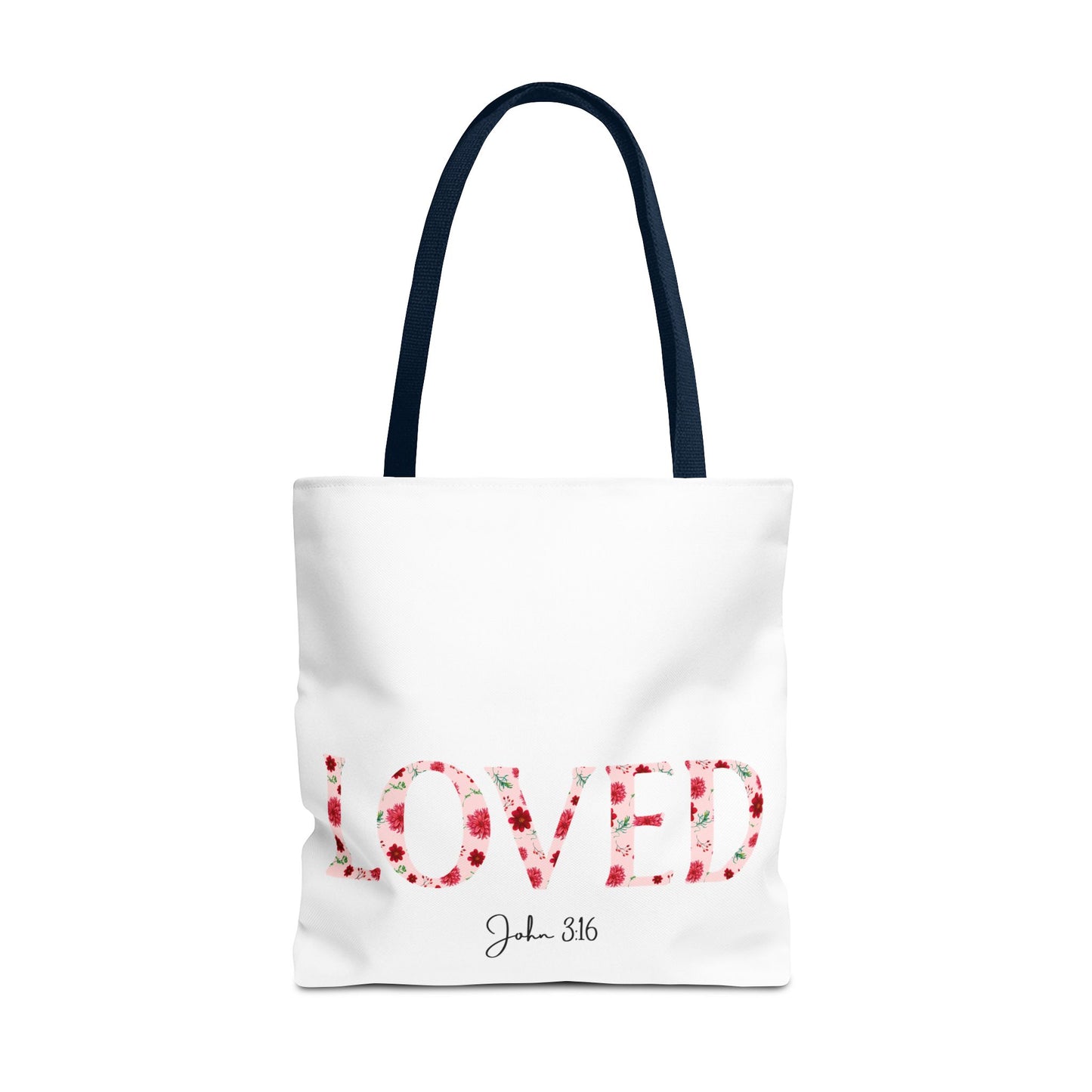 Loved John 3:16 Tote Bag