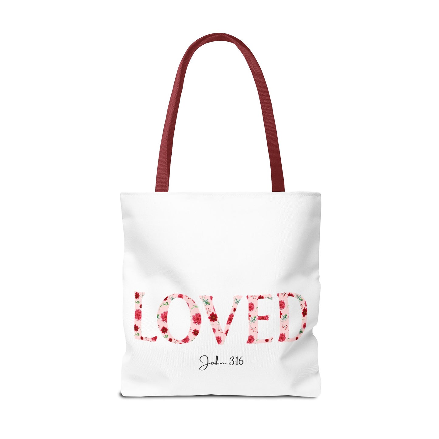Loved John 3:16 Tote Bag