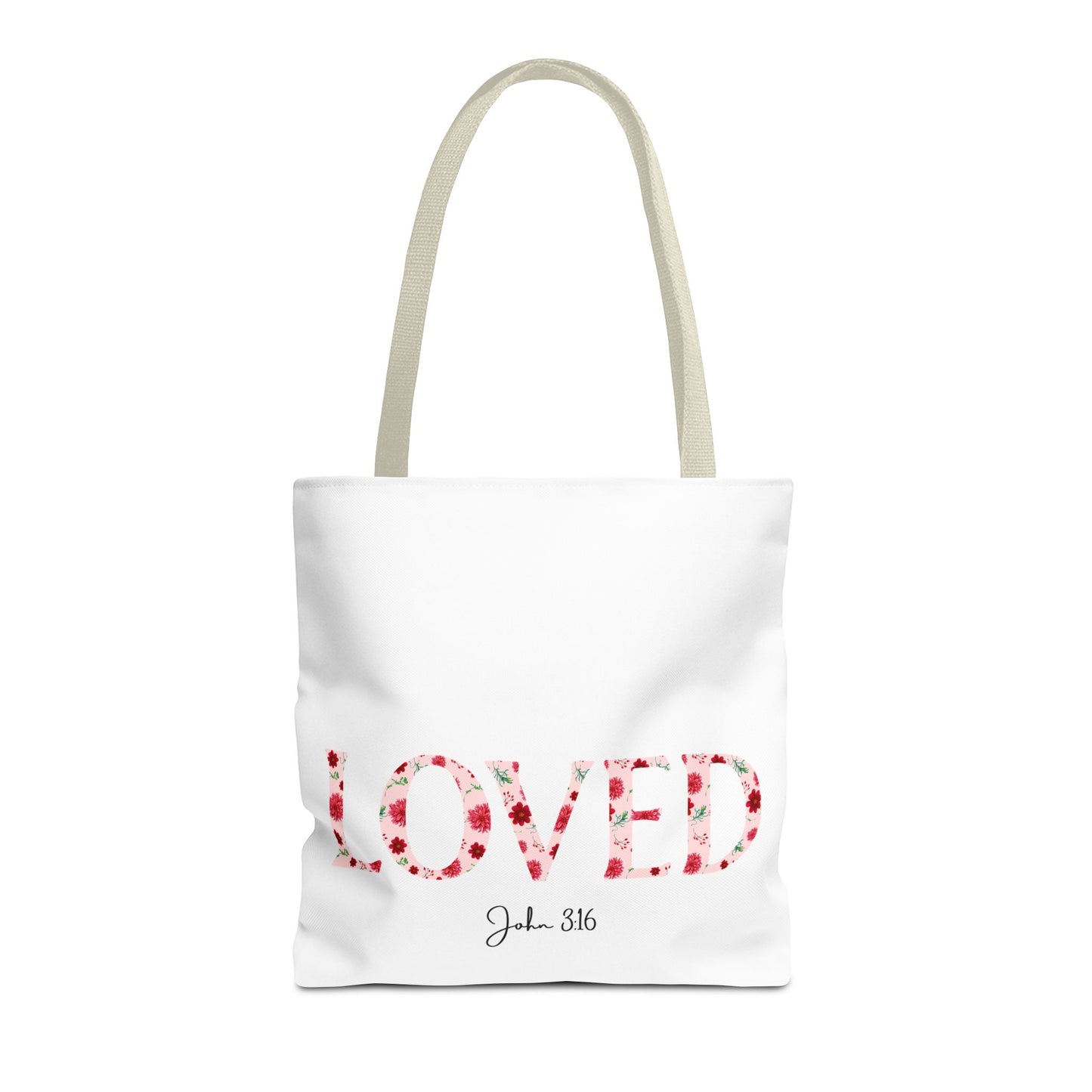 Loved John 3:16 Tote Bag