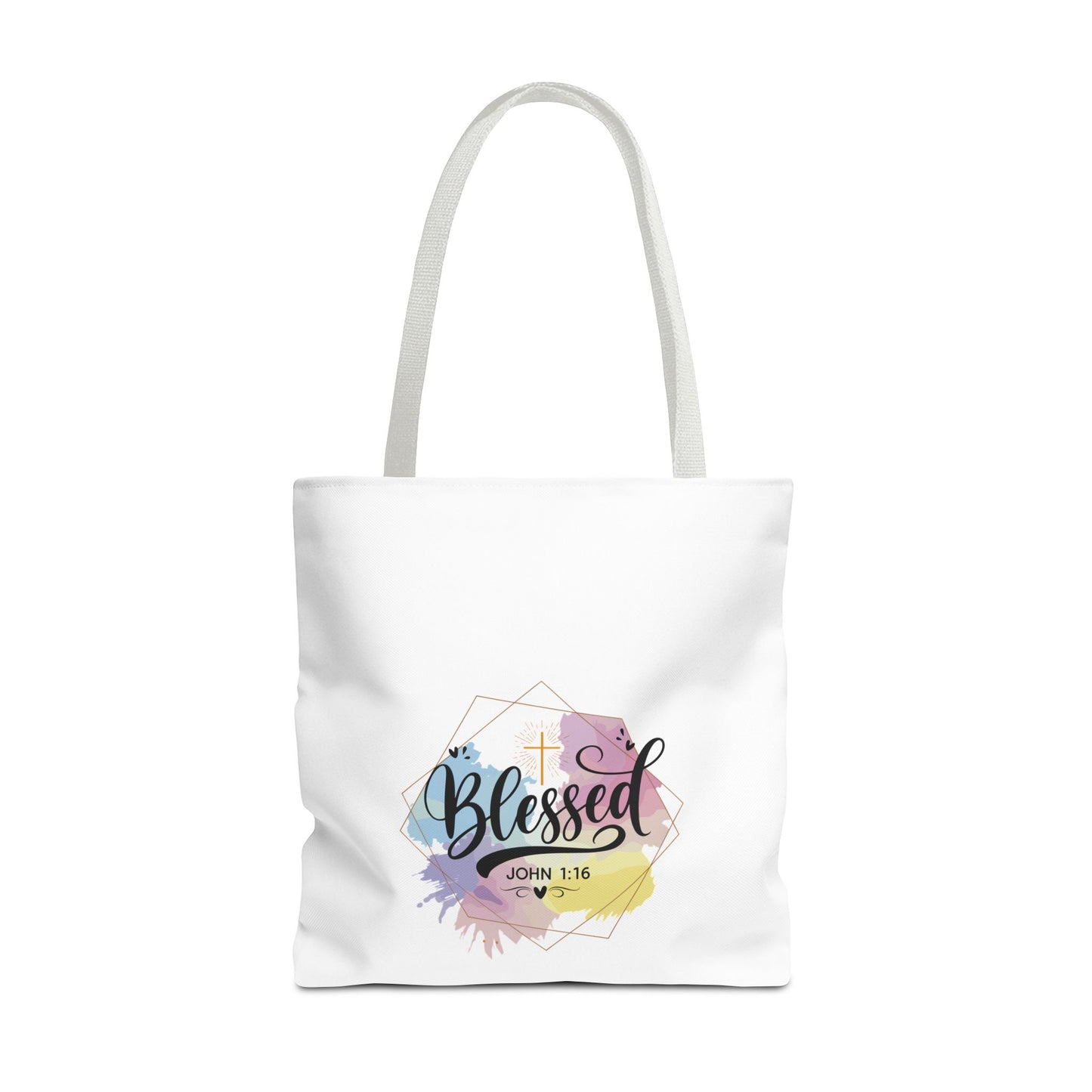 Blessed John 1:16 Tote Bag