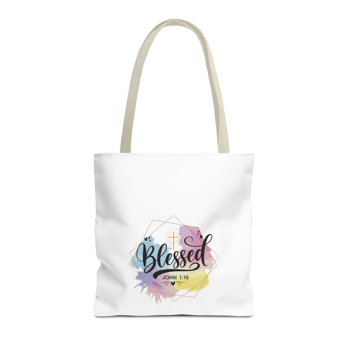 Blessed John 1:16 Tote Bag