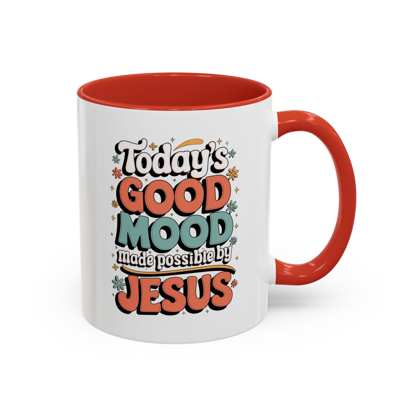 Jesus Good Mood Accent Coffee Mug