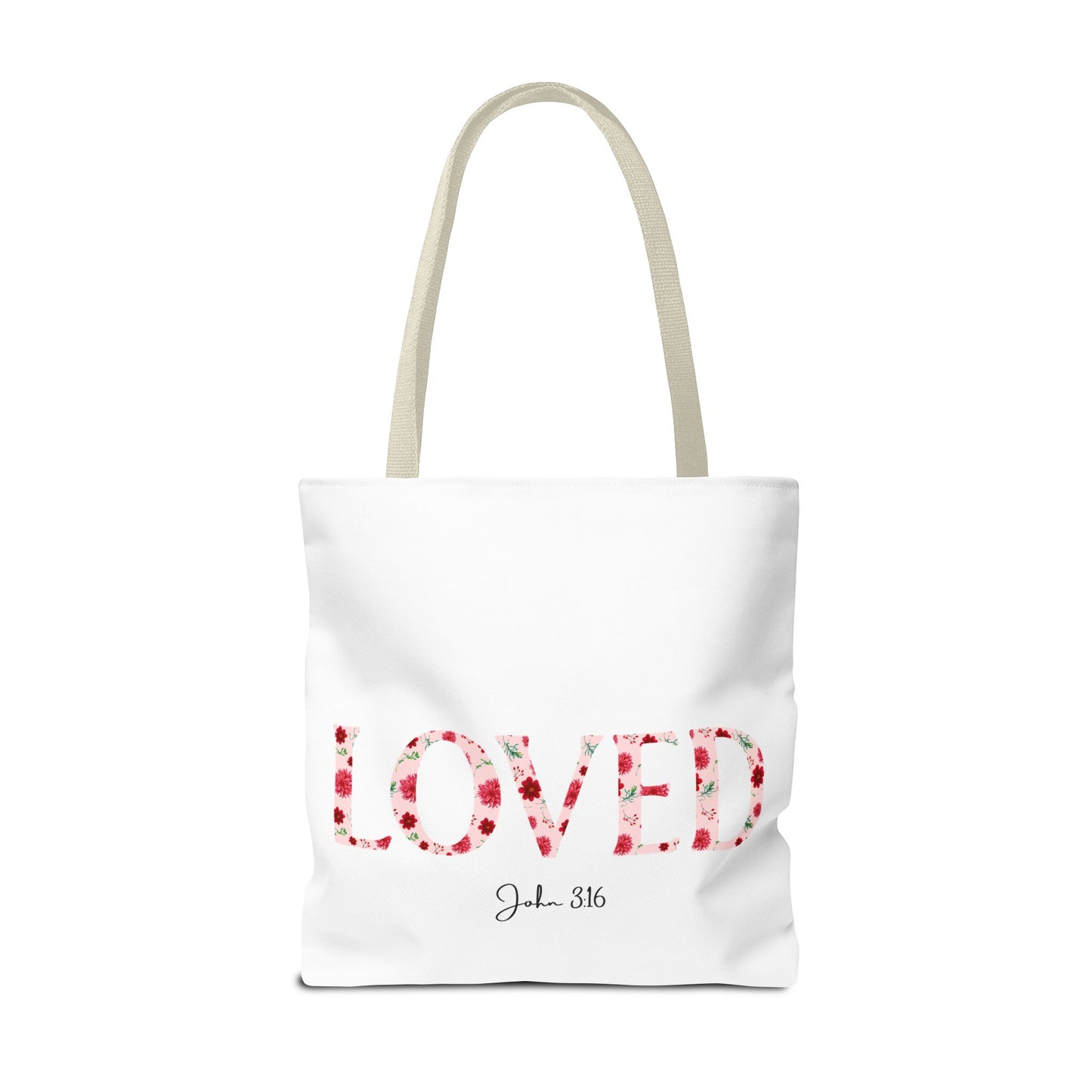 Loved John 3:16 Tote Bag