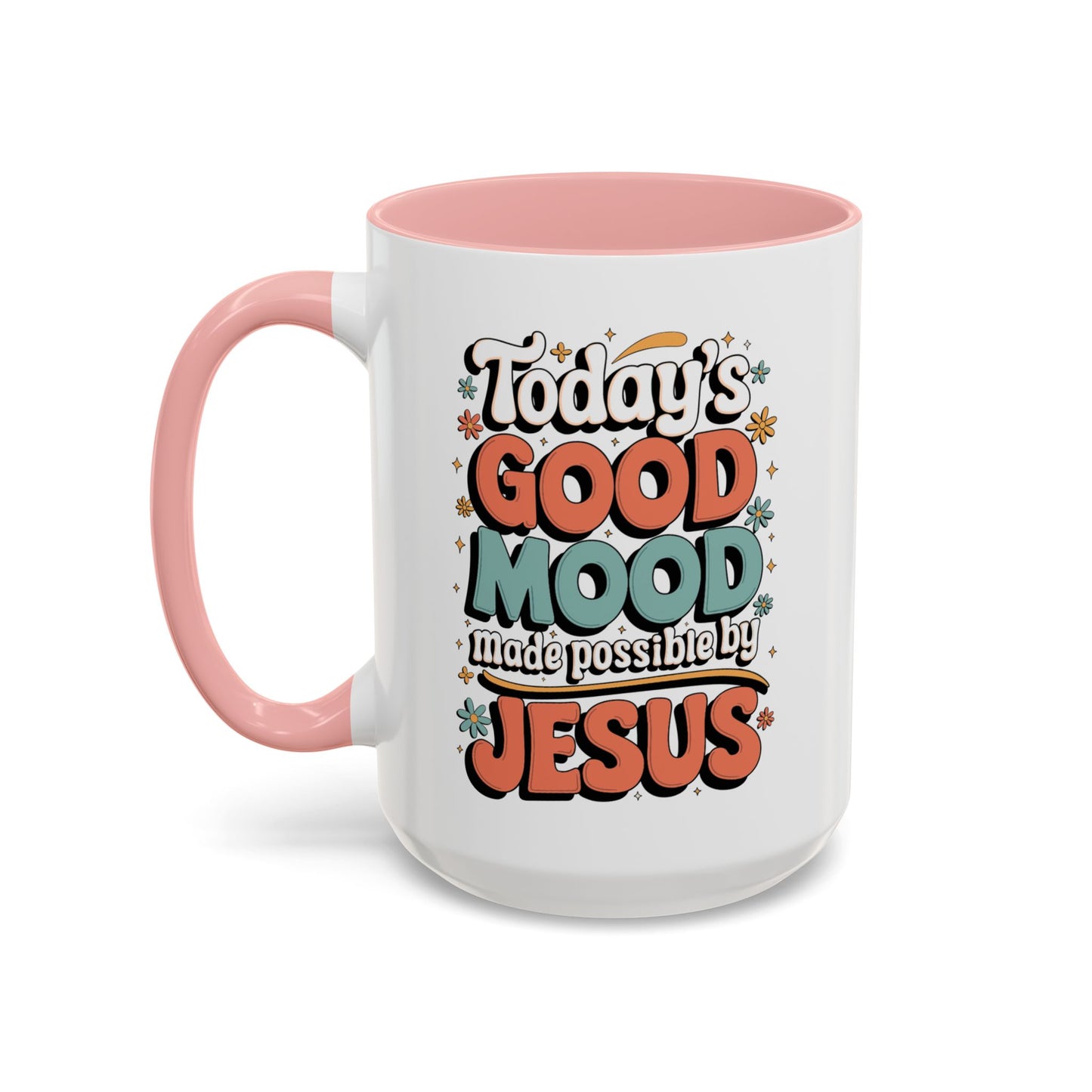 Jesus Good Mood Accent Coffee Mug
