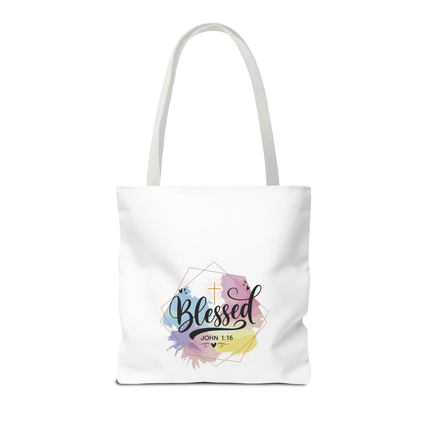 Blessed John 1:16 Tote Bag