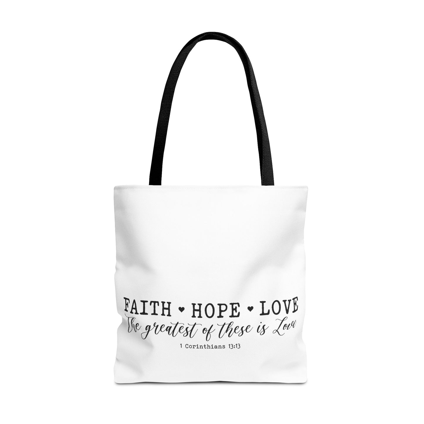 Faith Hope Love Tote Bag