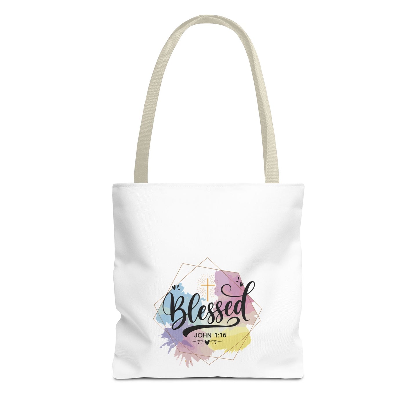 Blessed John 1:16 Tote Bag