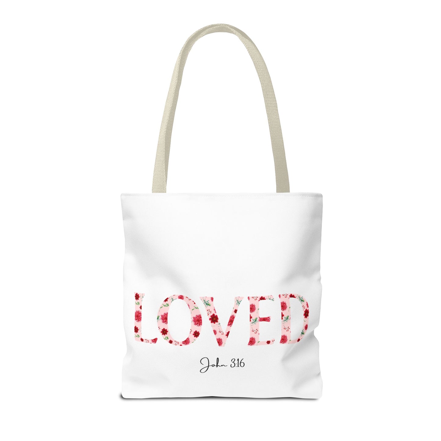 Loved John 3:16 Tote Bag