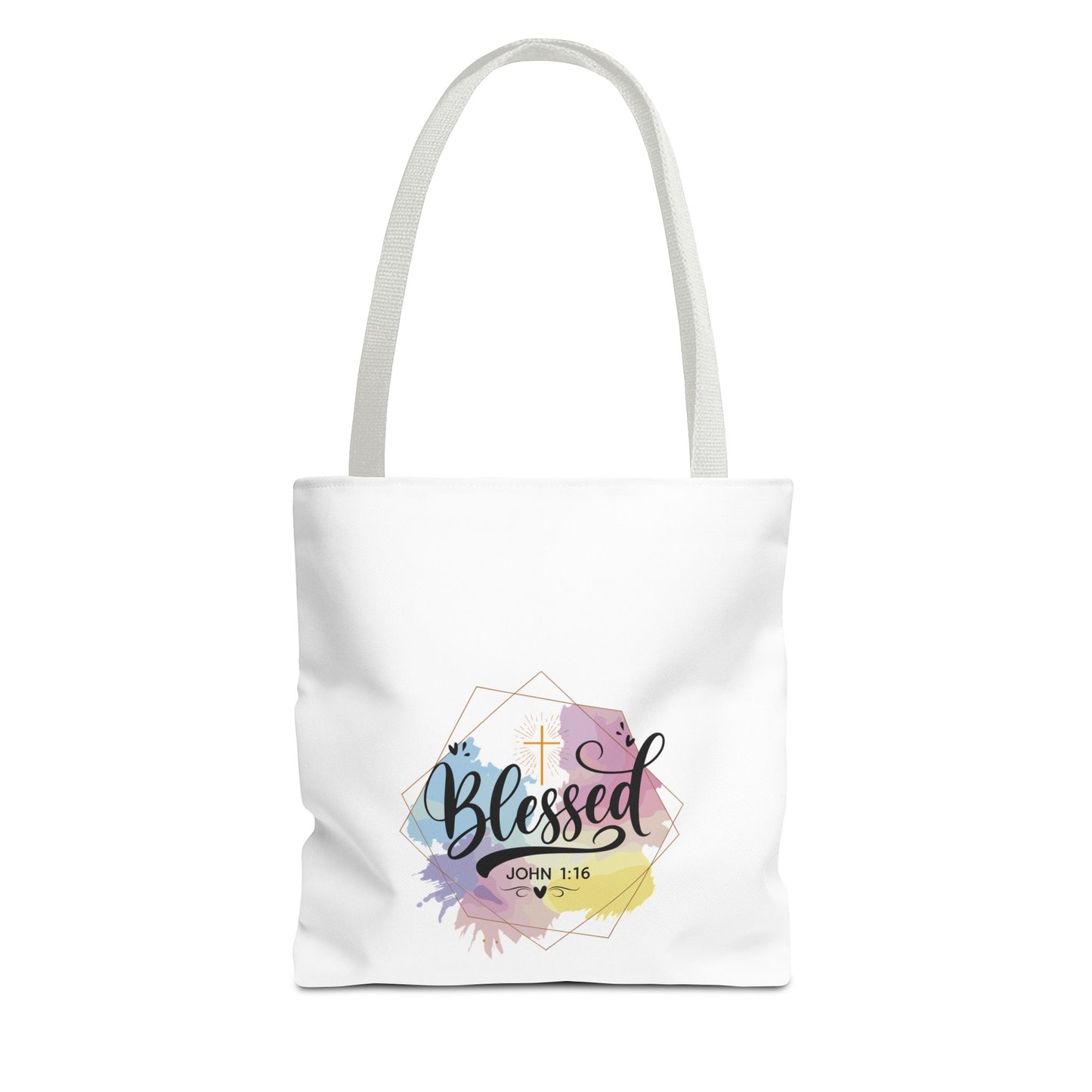 Blessed John 1:16 Tote Bag