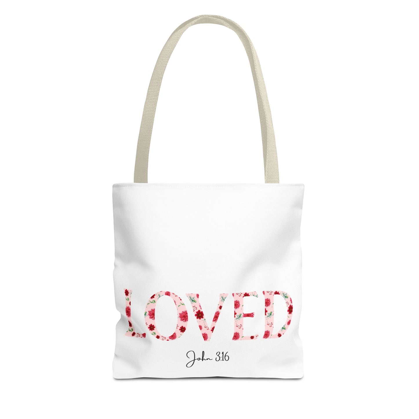 Loved John 3:16 Tote Bag