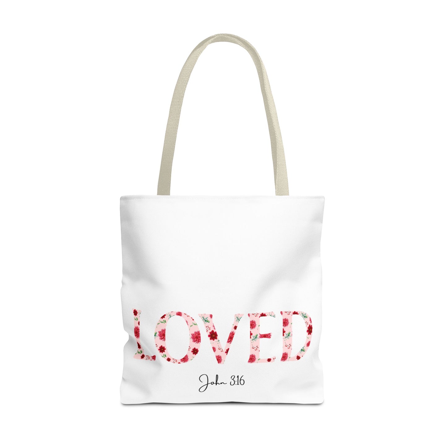 Loved John 3:16 Tote Bag