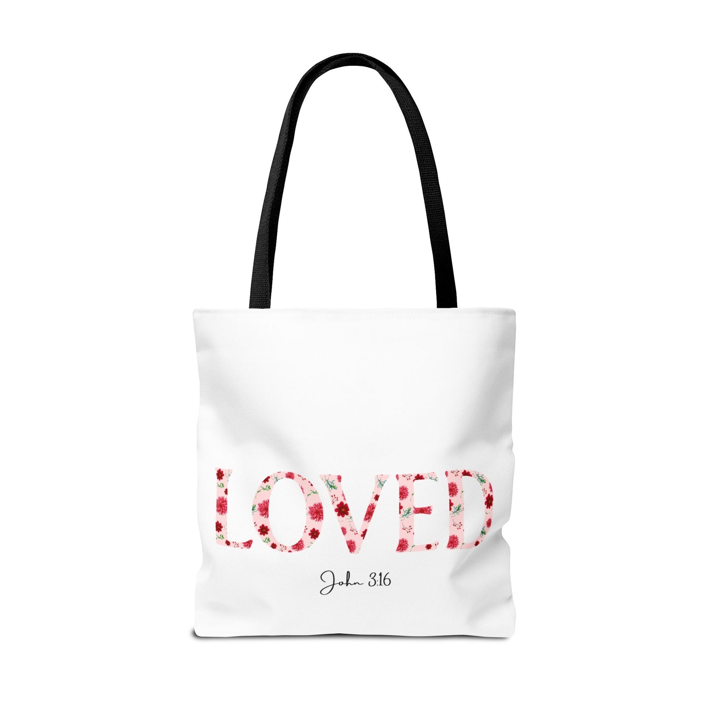 Loved John 3:16 Tote Bag