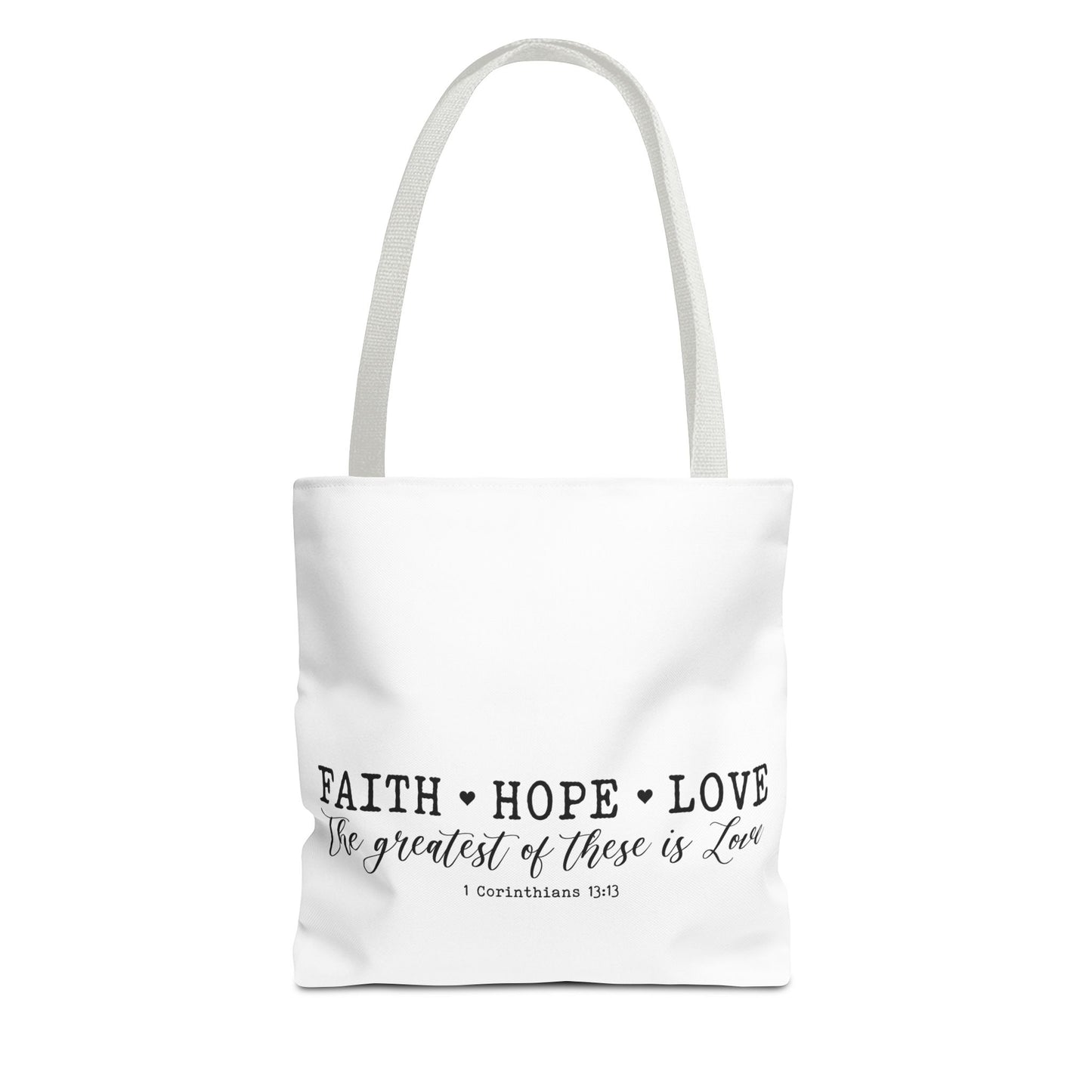Faith Hope Love Tote Bag