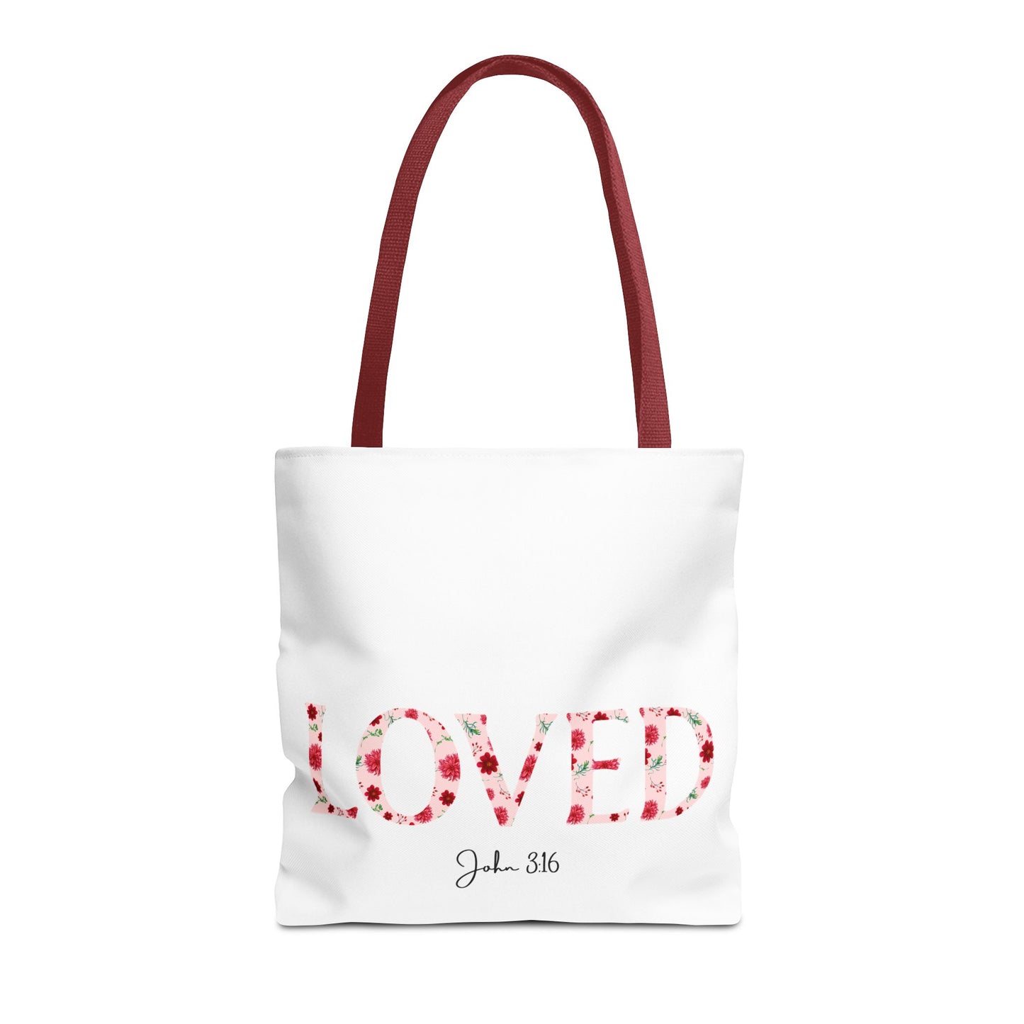 Loved John 3:16 Tote Bag