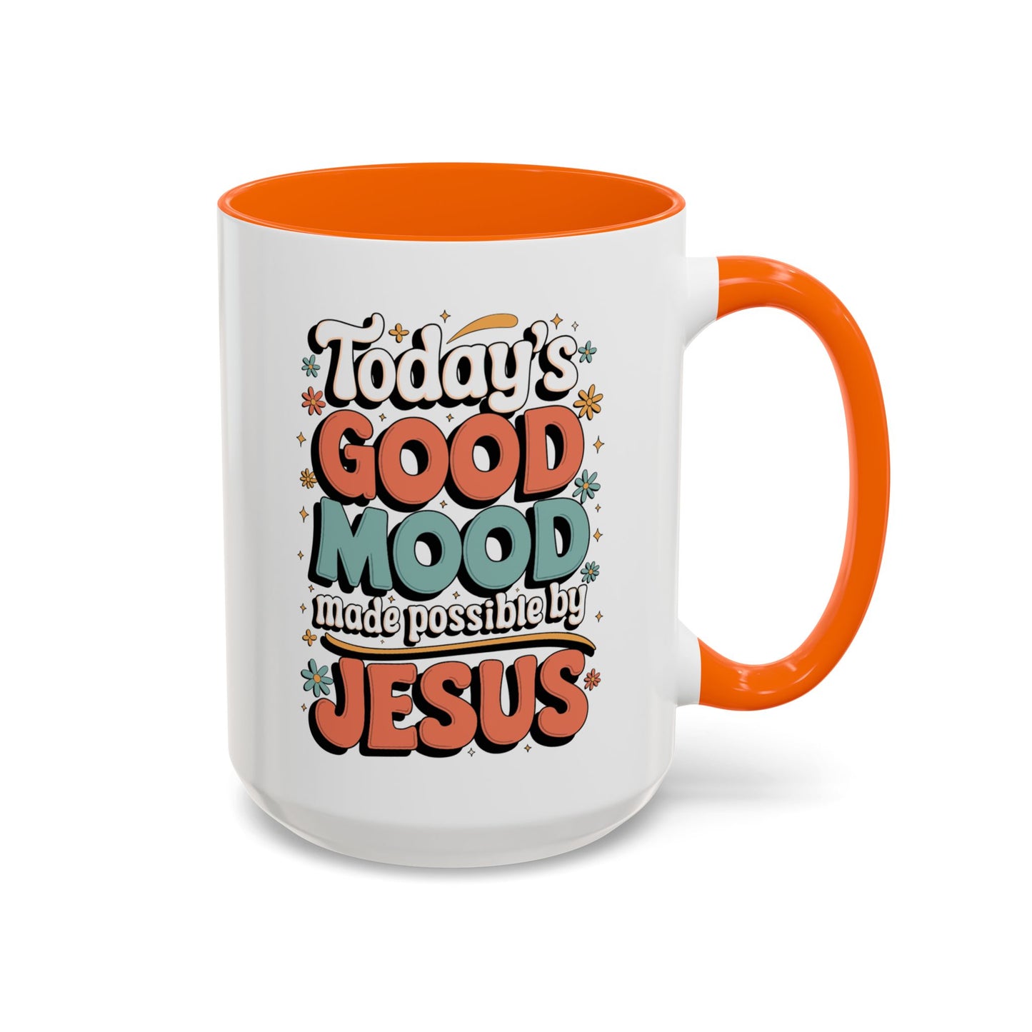 Jesus Good Mood Accent Coffee Mug