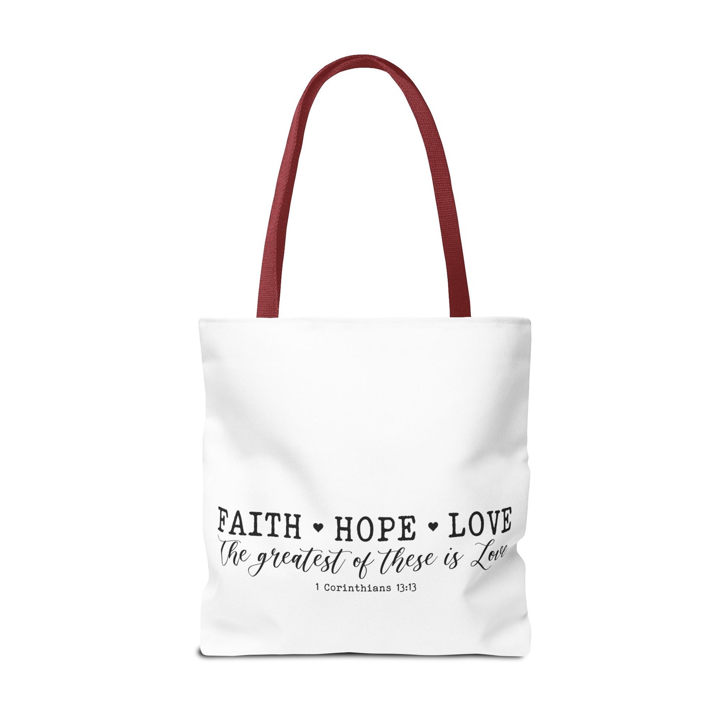Faith Hope Love Tote Bag