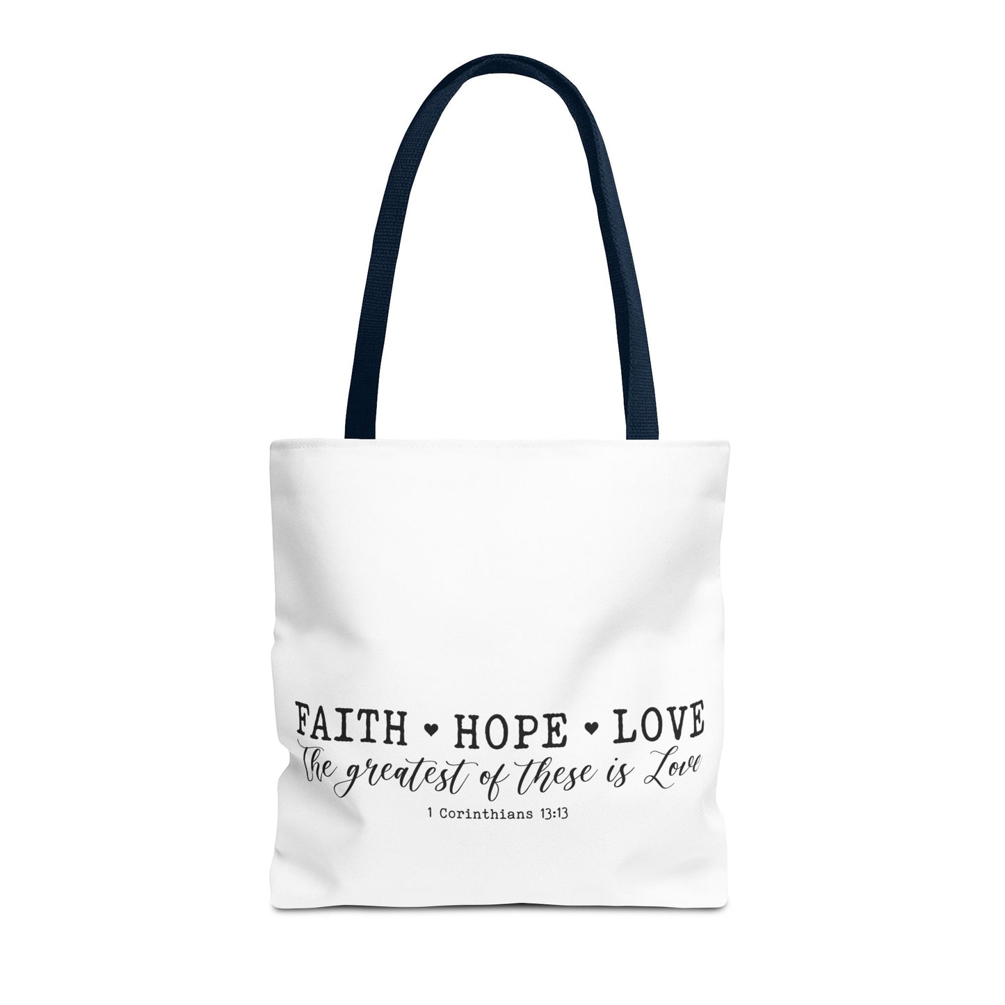 Faith Hope Love Tote Bag