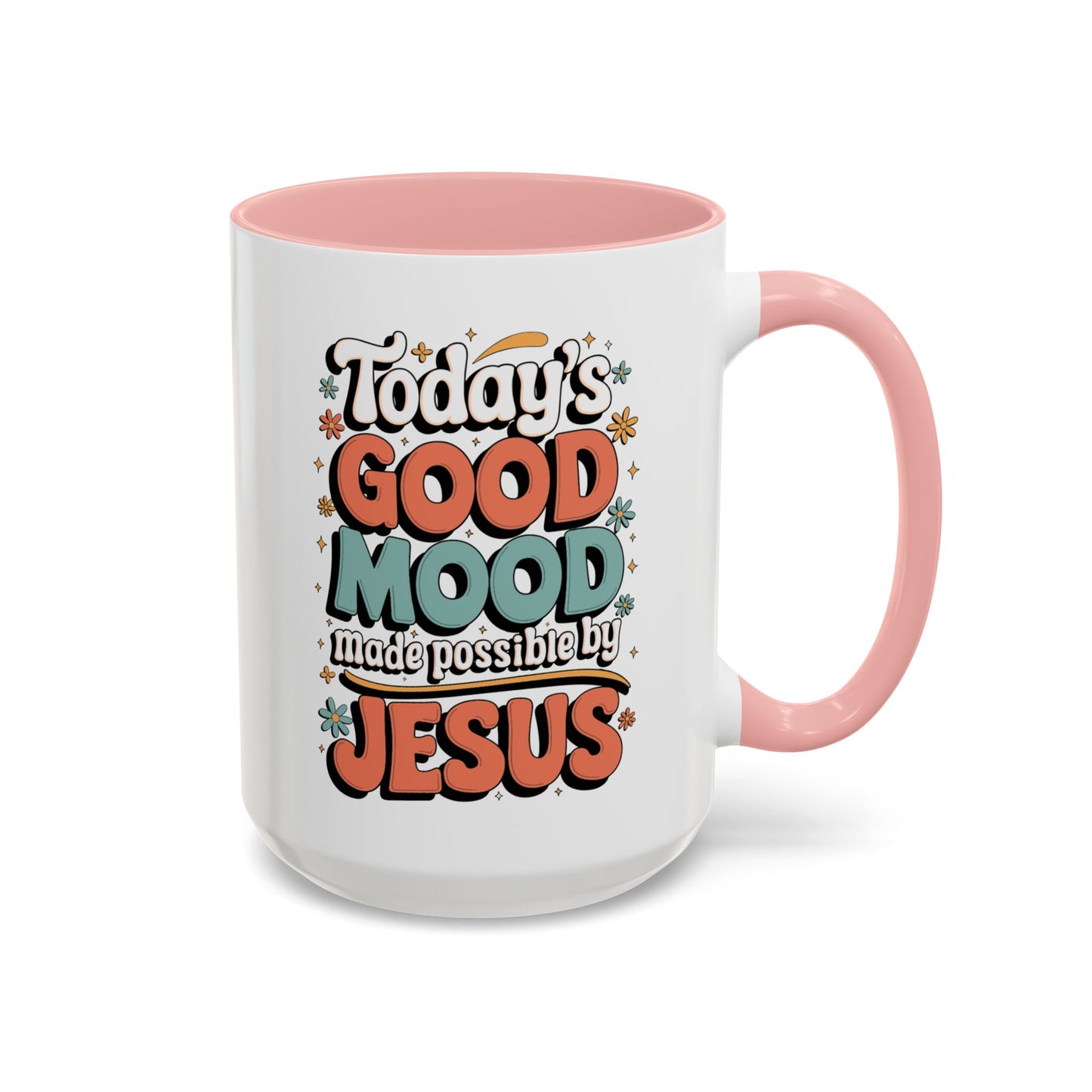 Jesus Good Mood Accent Coffee Mug