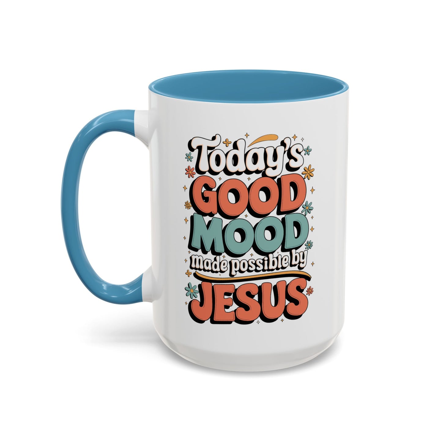 Jesus Good Mood Accent Coffee Mug