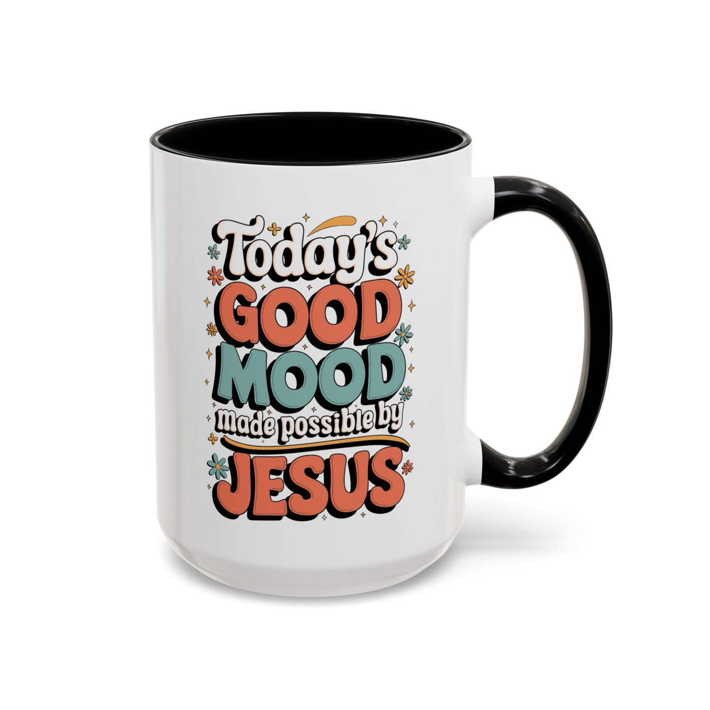 Jesus Good Mood Accent Coffee Mug