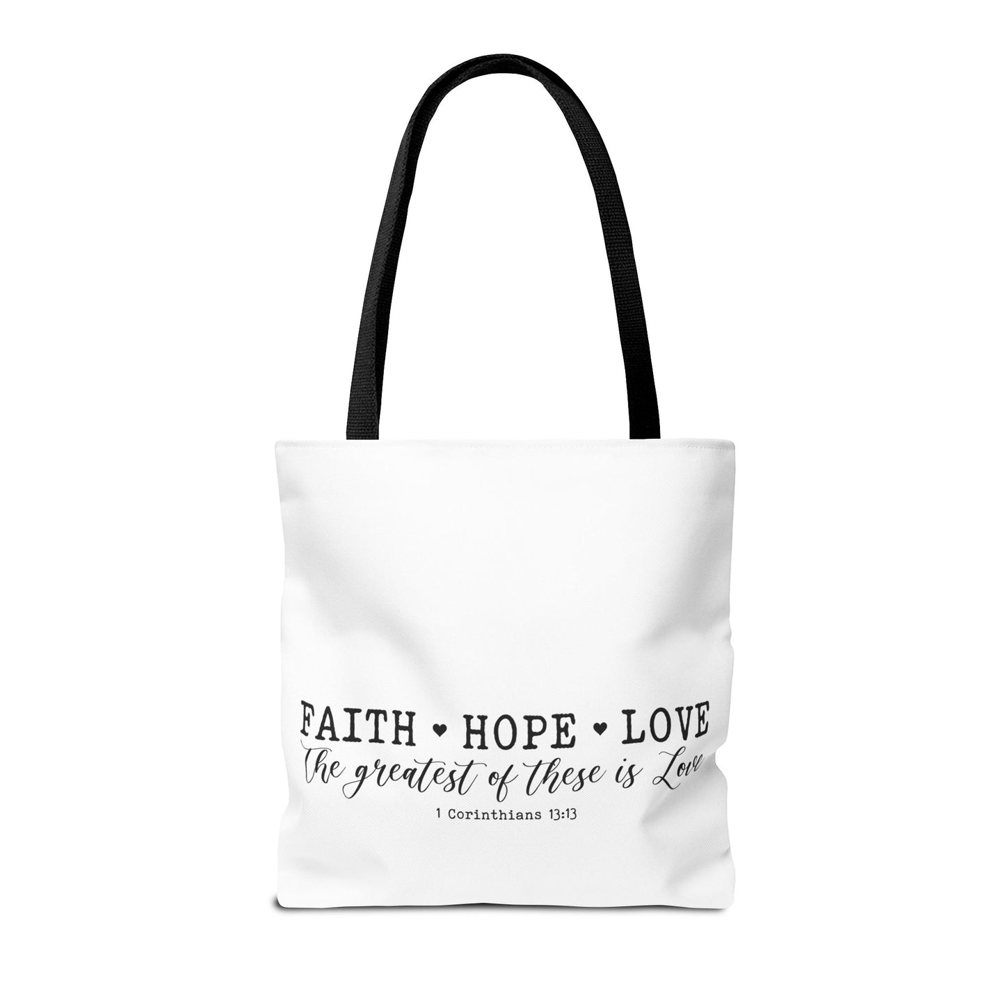 Faith Hope Love Tote Bag