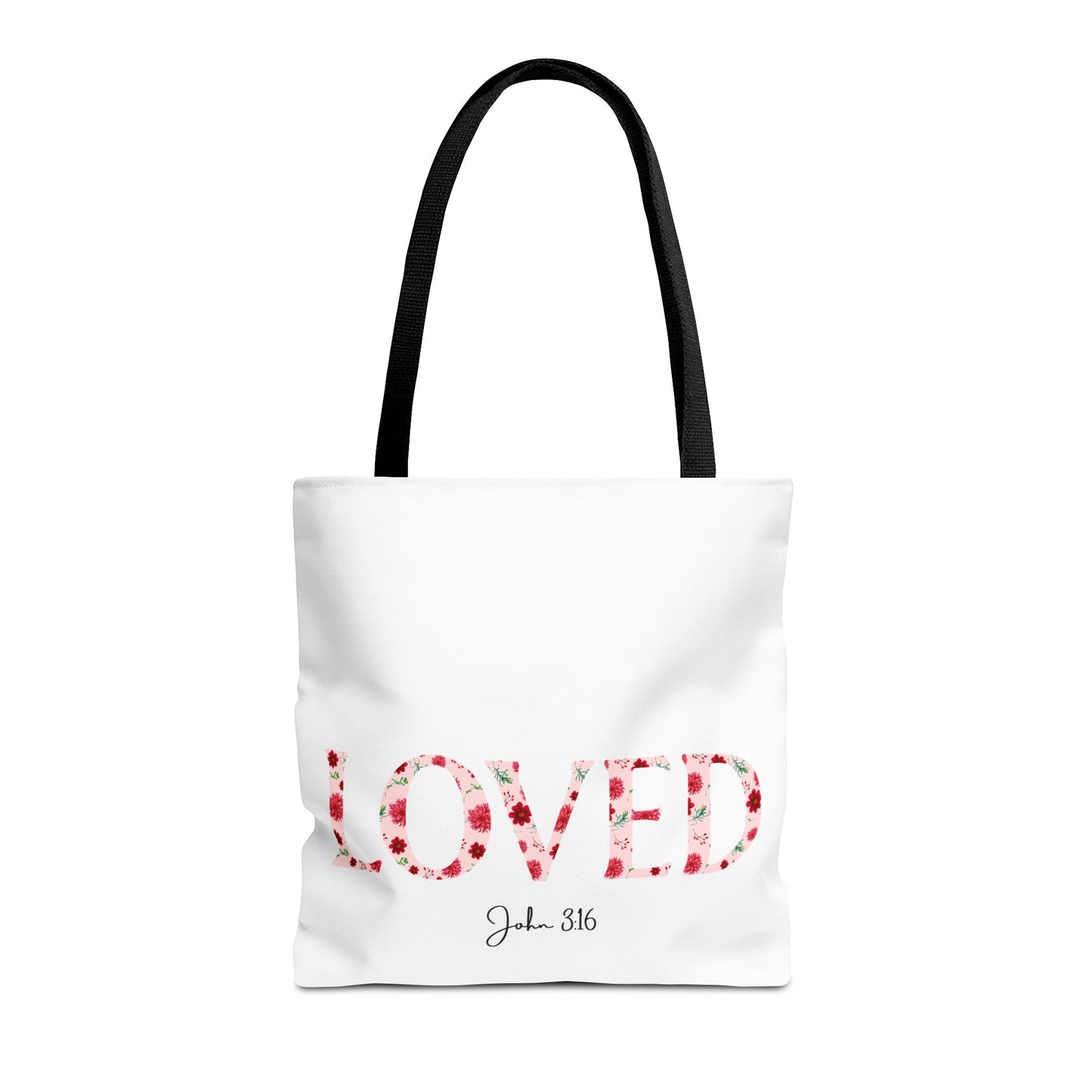Loved John 3:16 Tote Bag