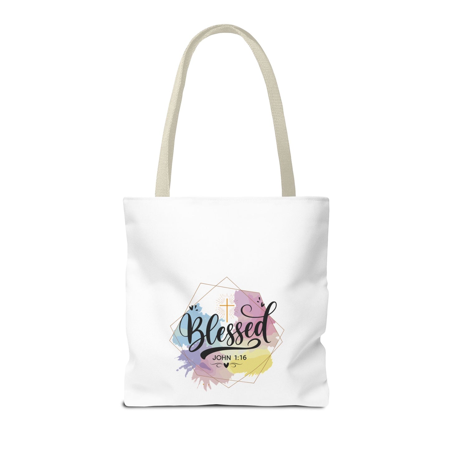 Blessed John 1:16 Tote Bag