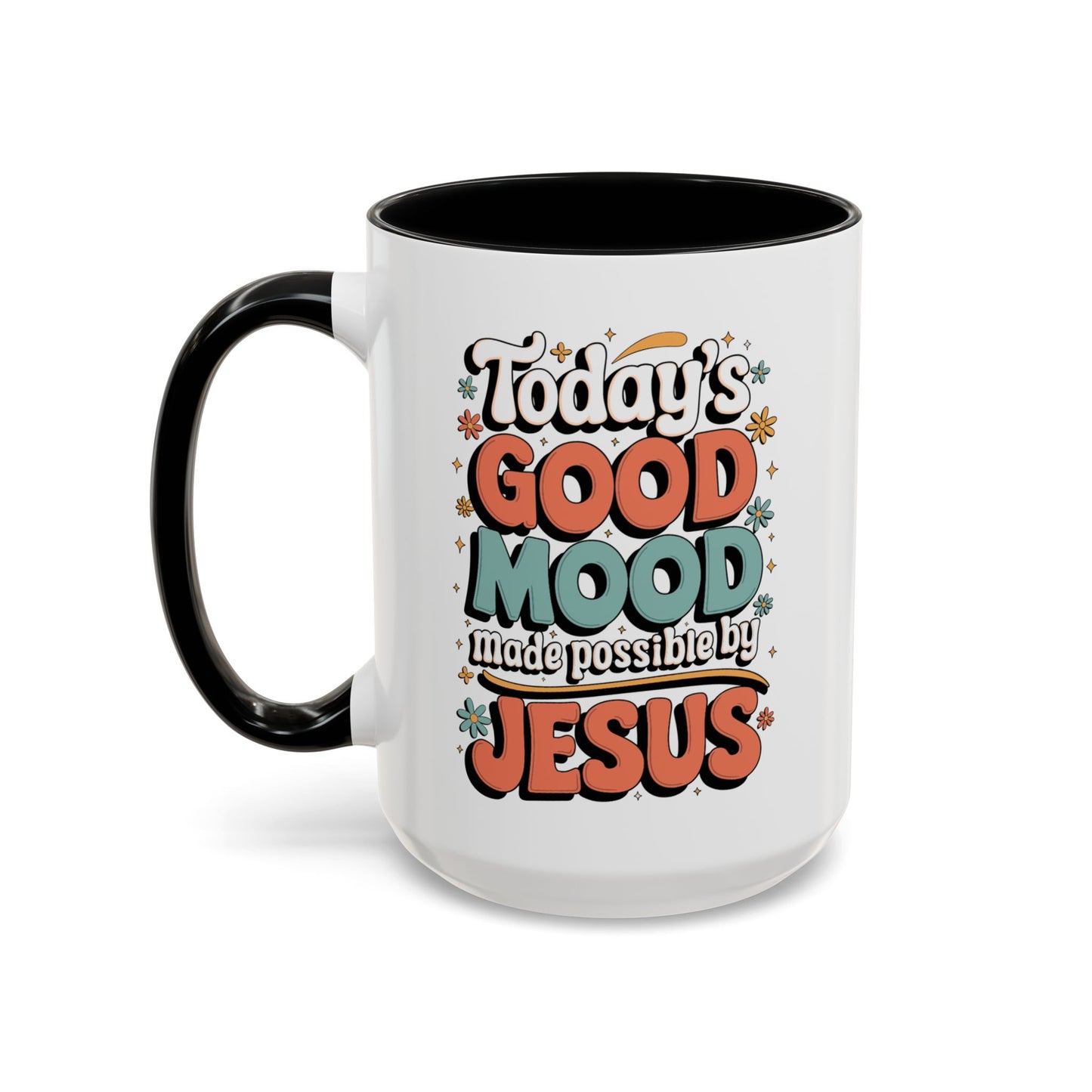 Jesus Good Mood Accent Coffee Mug