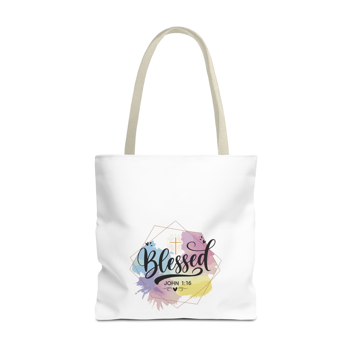 Blessed John 1:16 Tote Bag