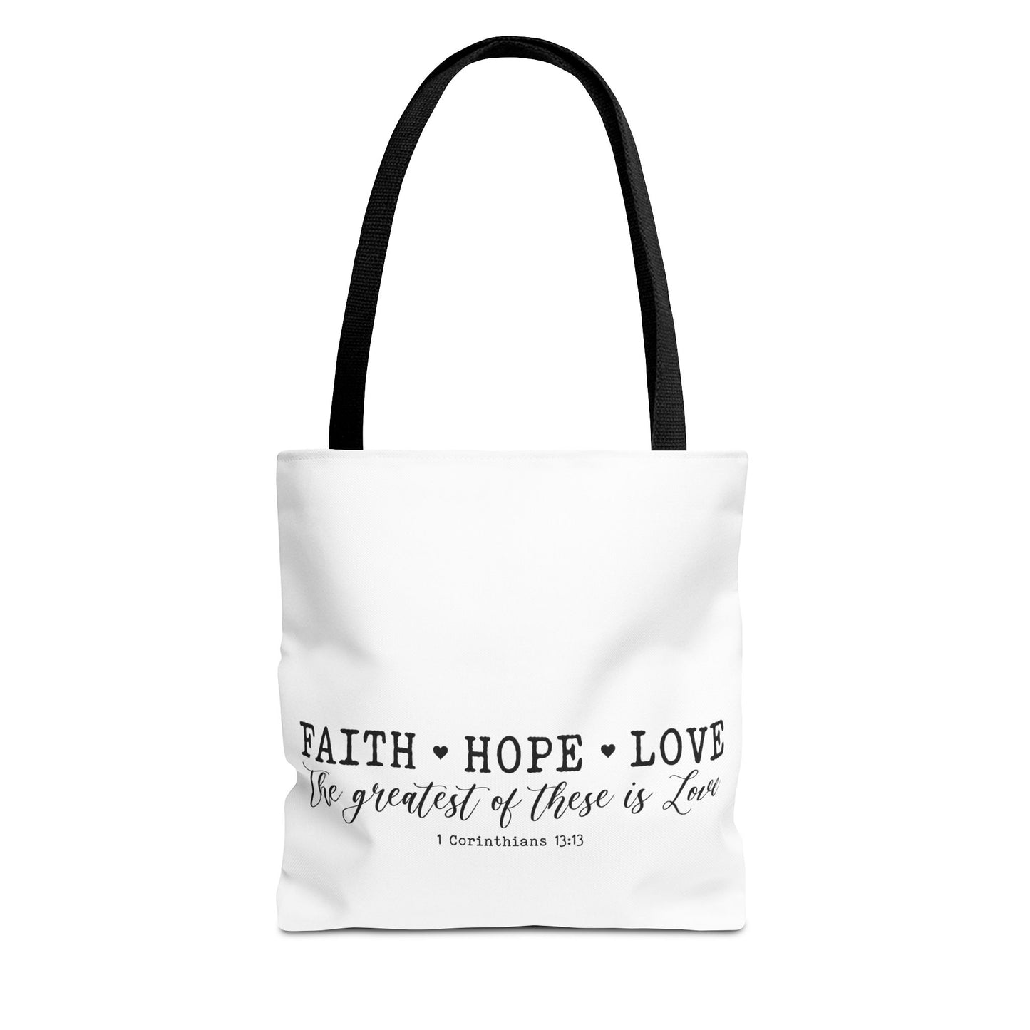 Faith Hope Love Tote Bag
