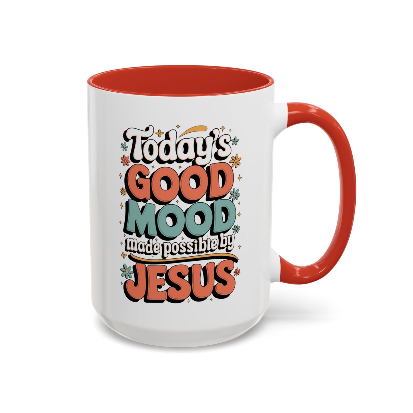 Jesus Good Mood Accent Coffee Mug