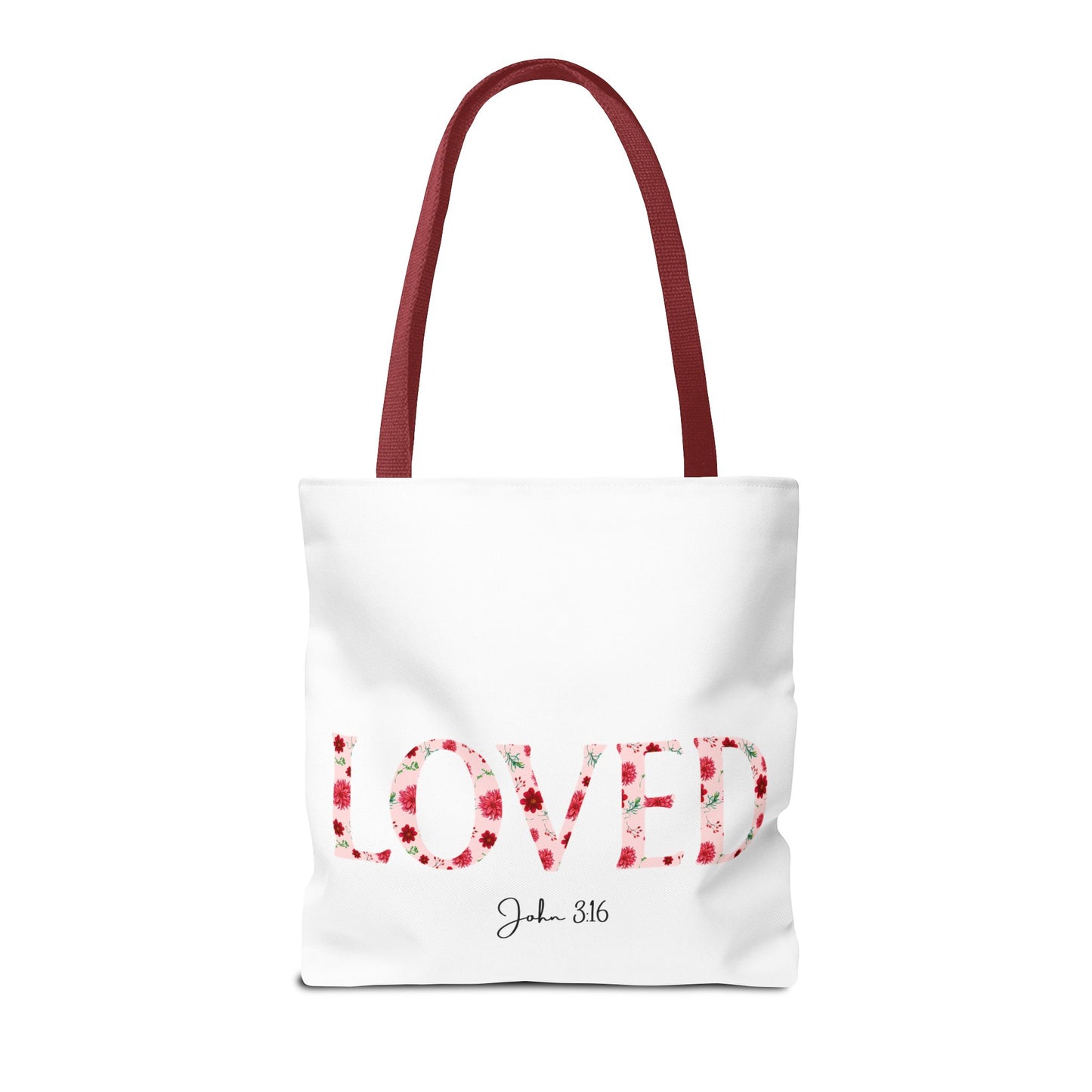 Loved John 3:16 Tote Bag