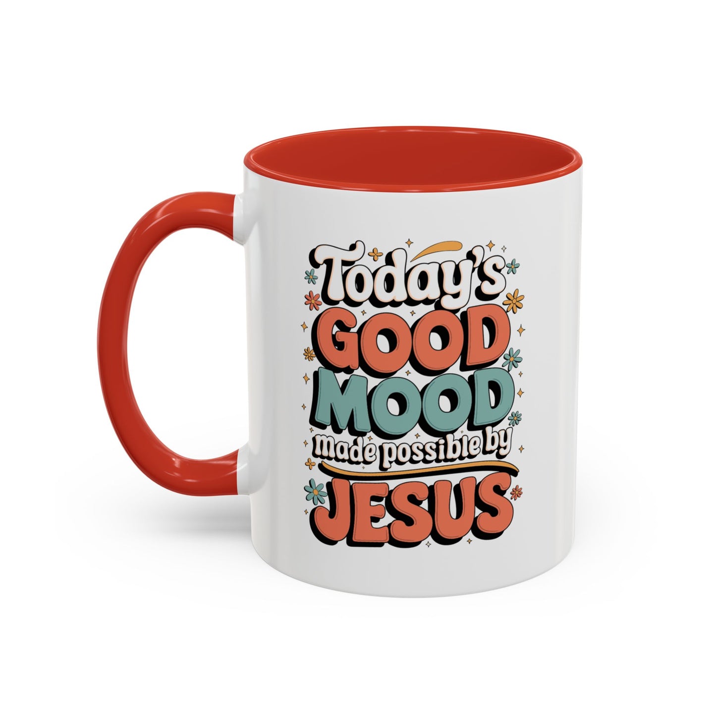 Jesus Good Mood Accent Coffee Mug