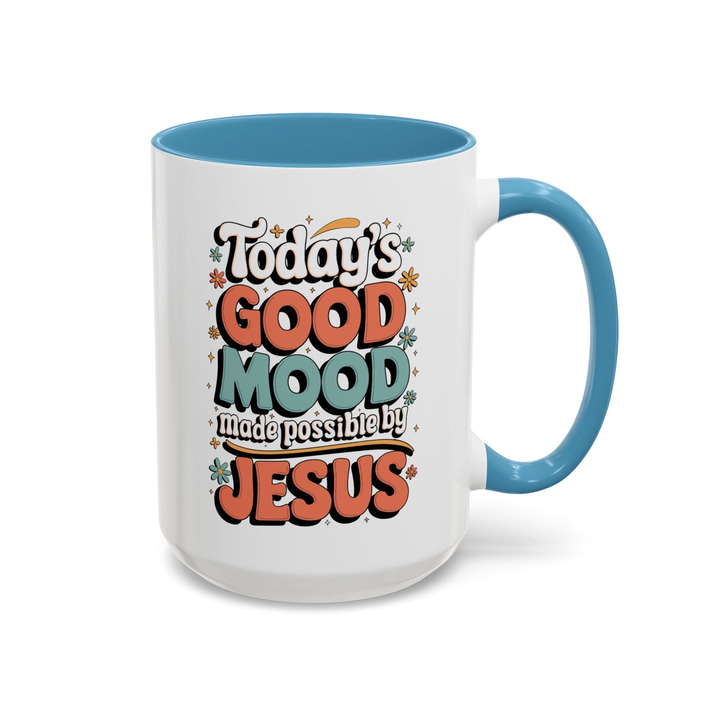 Jesus Good Mood Accent Coffee Mug