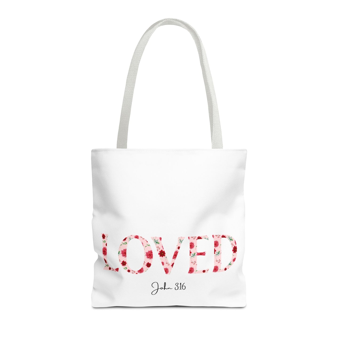 Loved John 3:16 Tote Bag