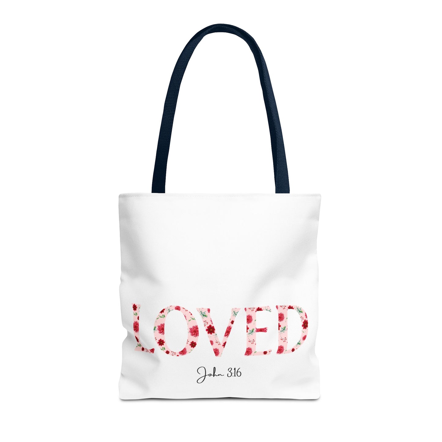 Loved John 3:16 Tote Bag