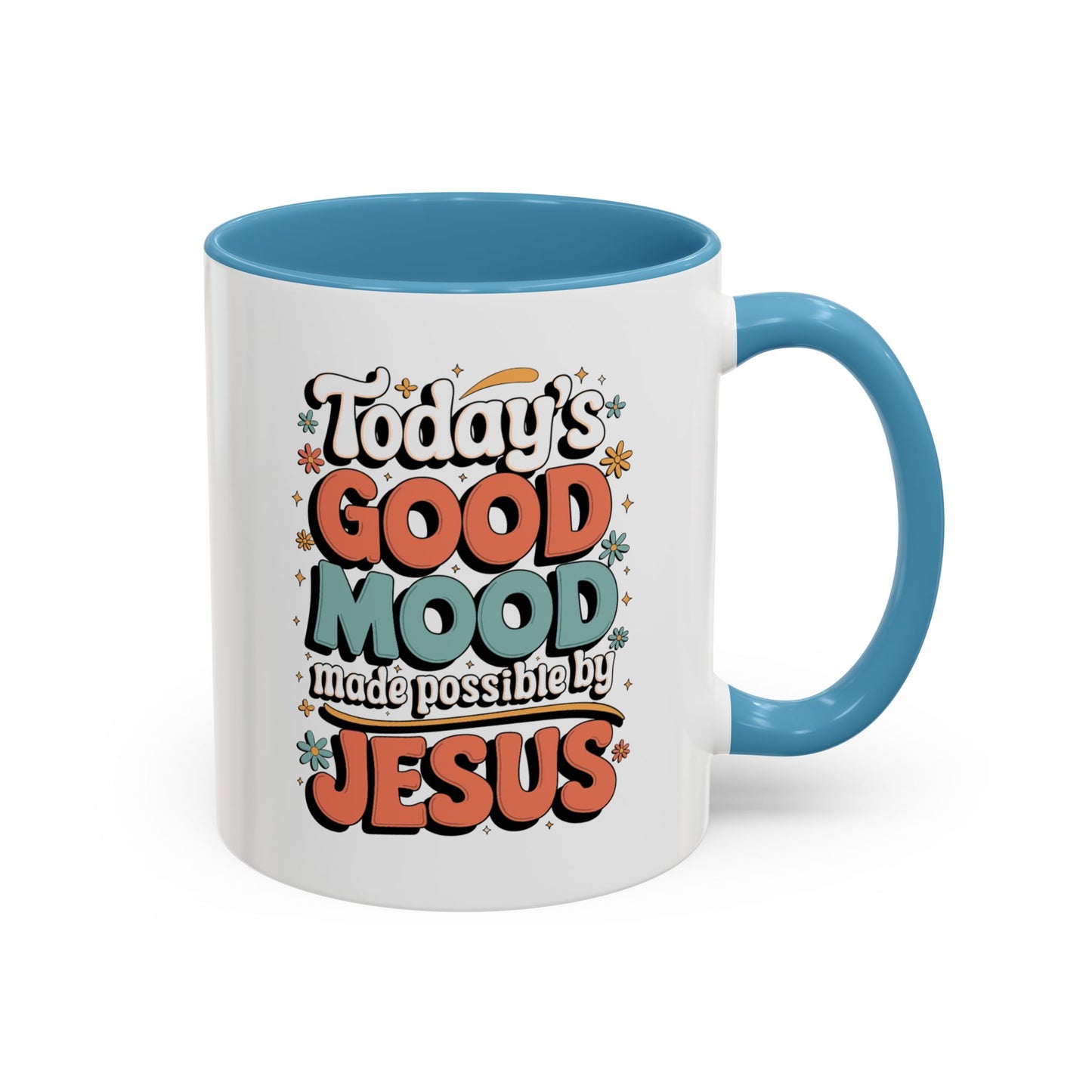 Jesus Good Mood Accent Coffee Mug