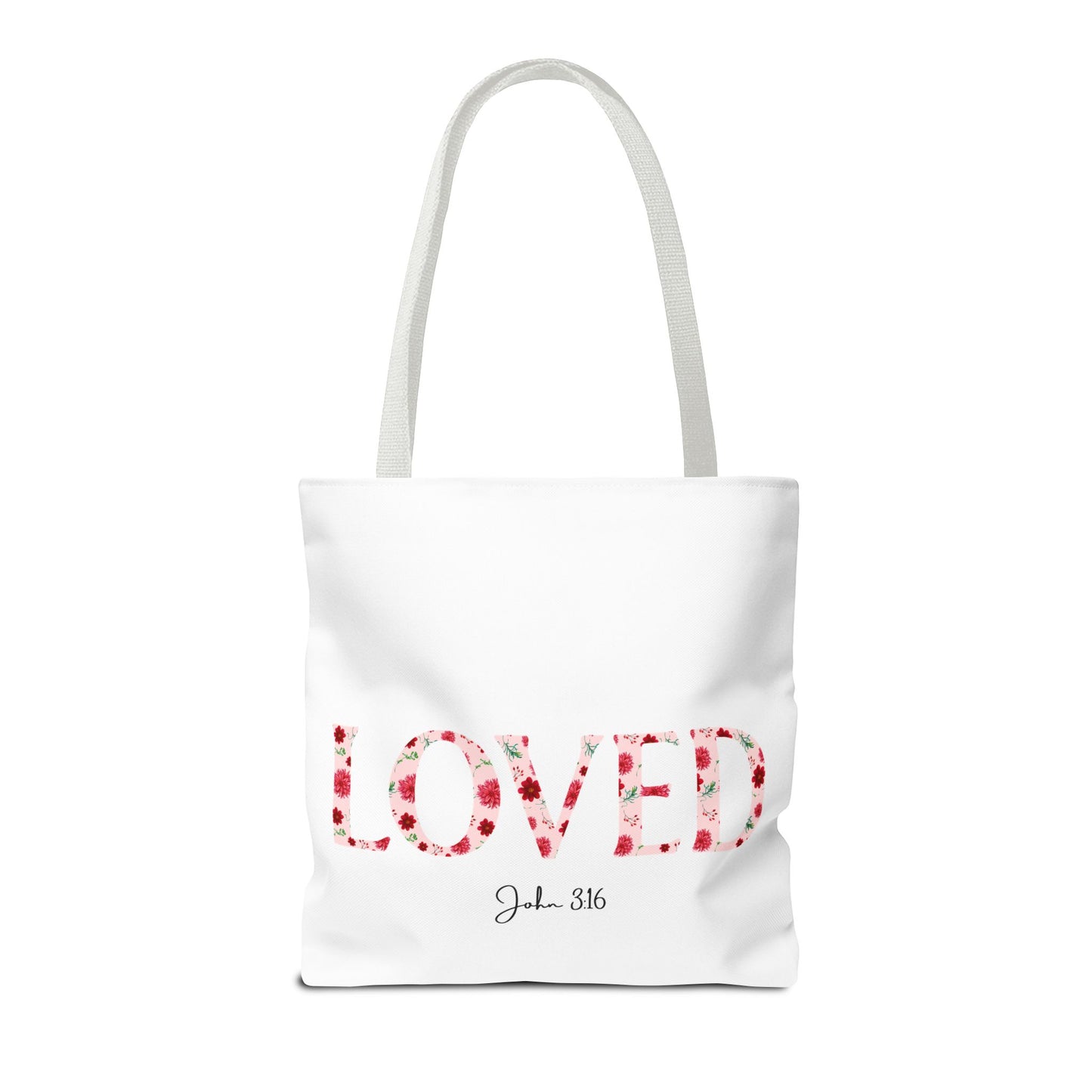 Loved John 3:16 Tote Bag