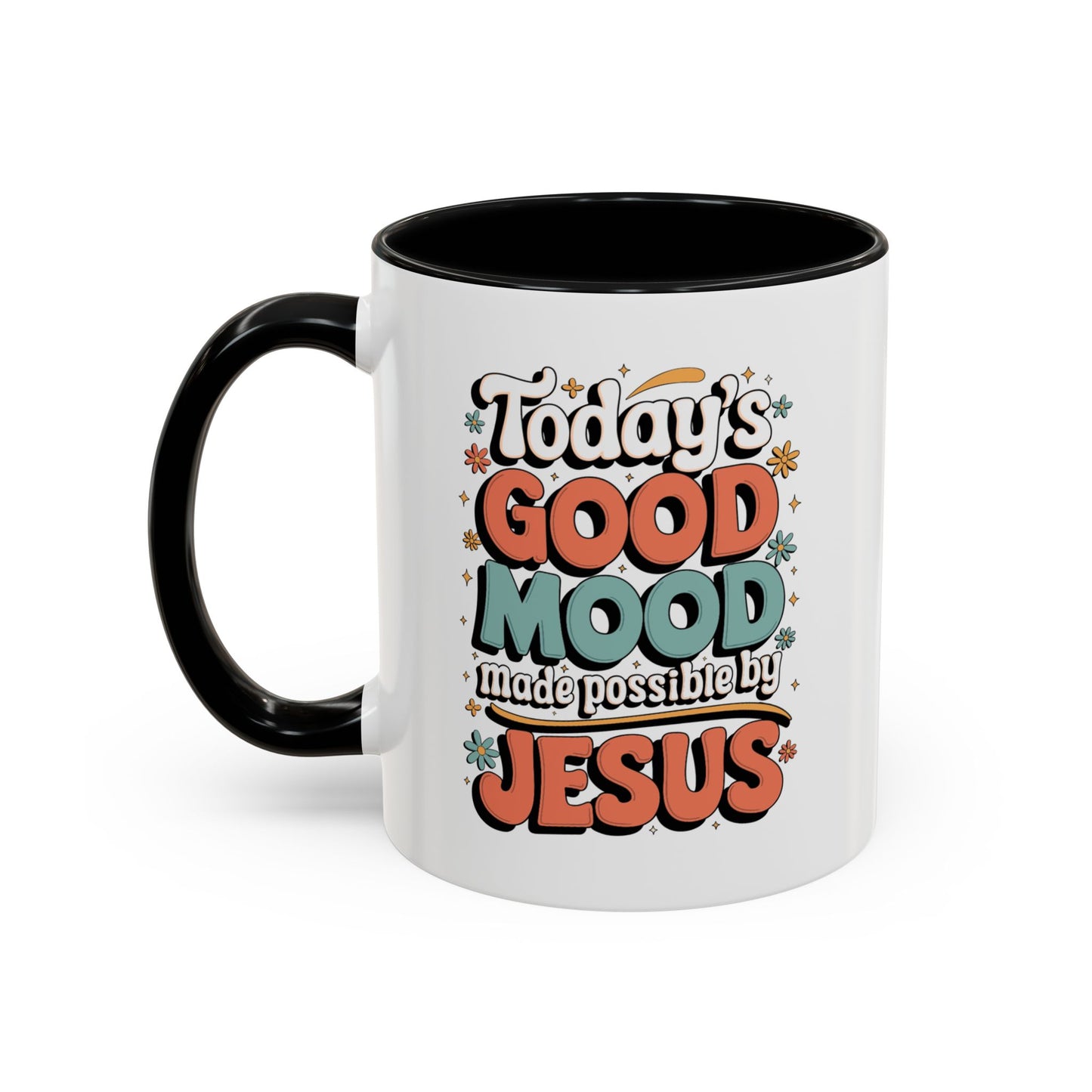 Jesus Good Mood Accent Coffee Mug