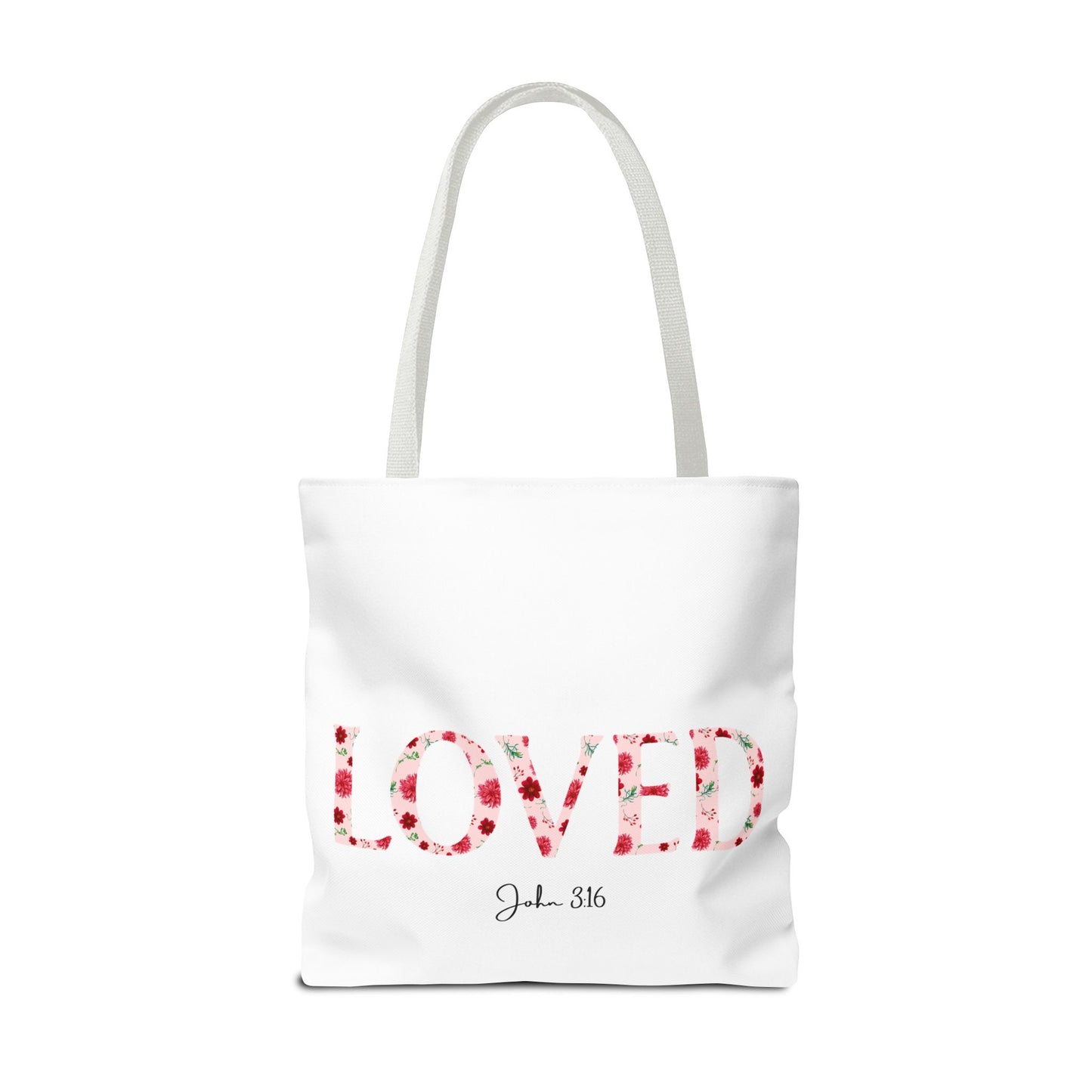 Loved John 3:16 Tote Bag